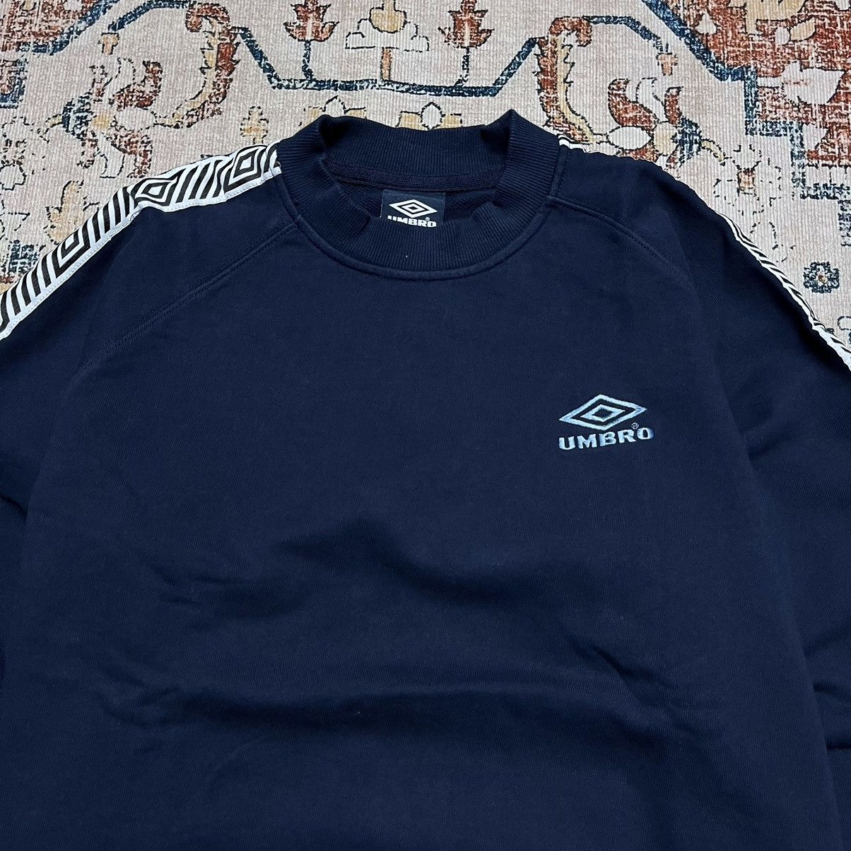 Umbro Umbro Motive Shoulder to Hand Navy Sweatshirts Size US L / EU 52-54 / 3 - 2 Thumbnail