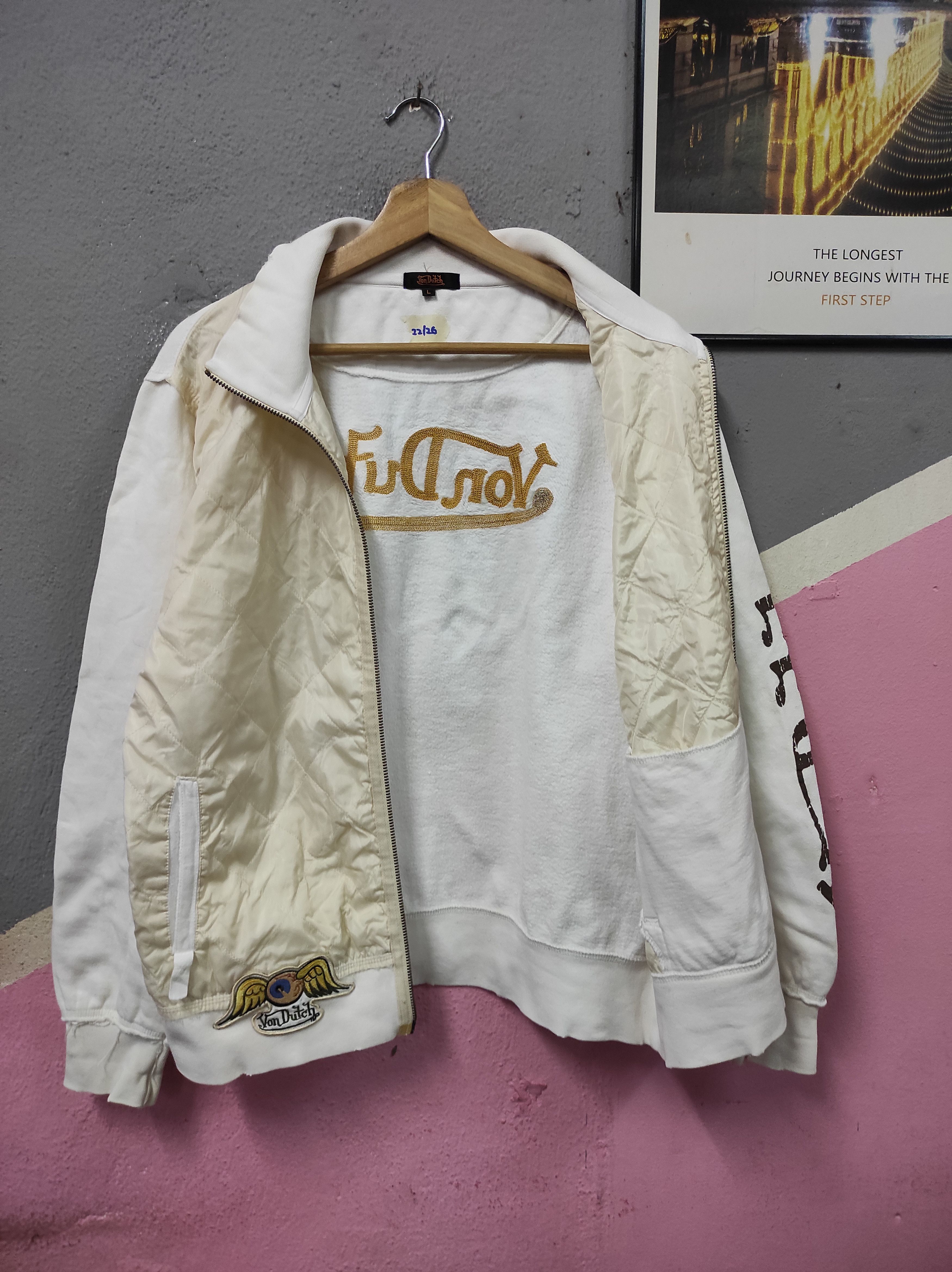 Von Dutch VON DUTCH EYE POP SPELLOUT JACKET SWEATER Size US L / EU 52-54 / 3 - 3 Thumbnail