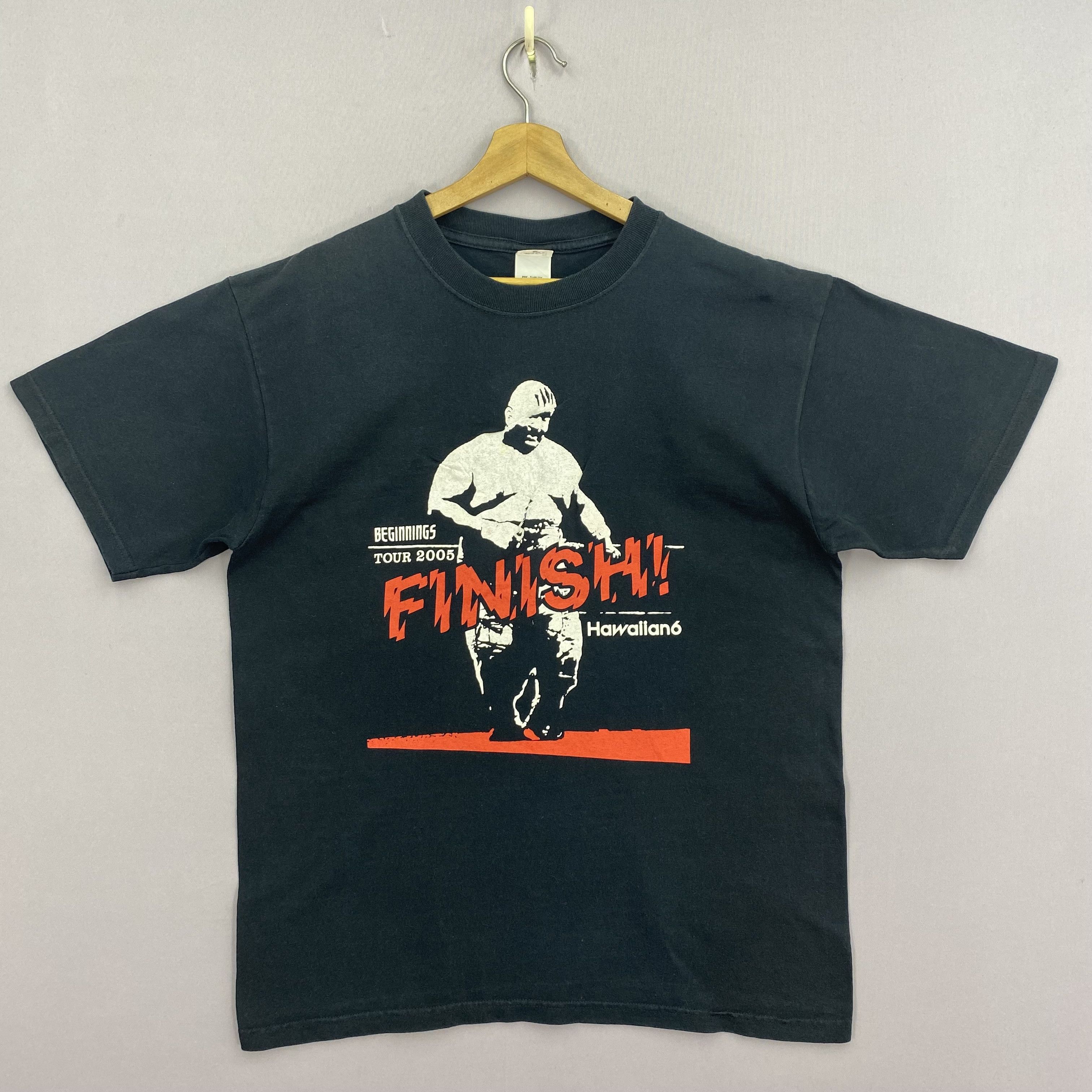 Vintage Hawaiian6 T-Shirt Japanese Band Punk Rock Tour Tee