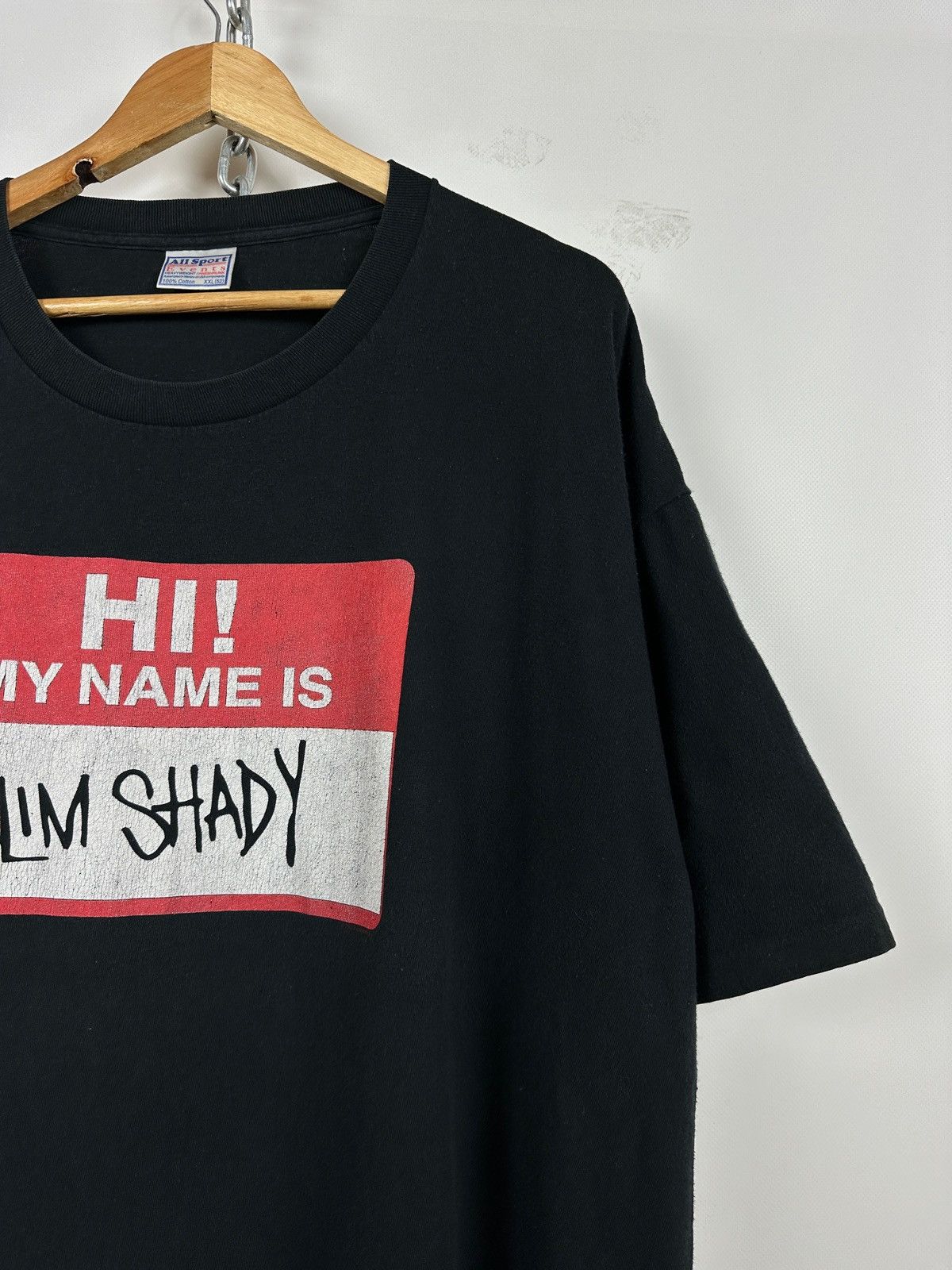 Eminem Vintage Eminem Hi My Name Is Slim Shady Promo T-Shirt Size US XXL / EU 58 / 5 - 7 Thumbnail