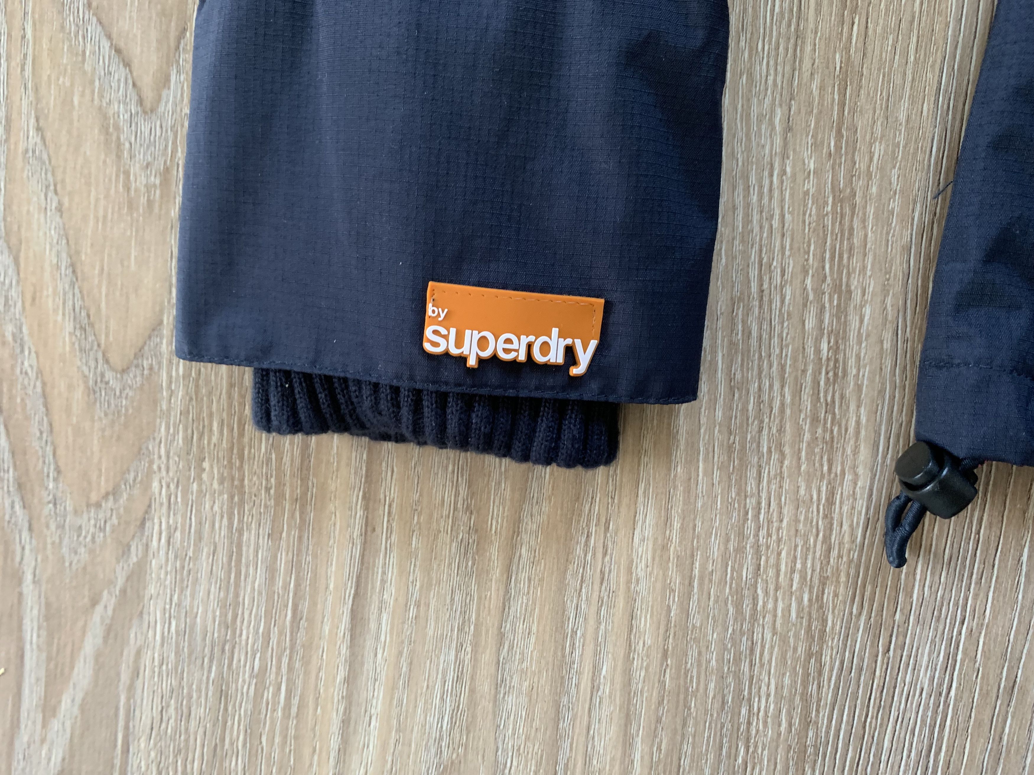Superdry Japan Navy Blue Nylon Windcheater Jacket
