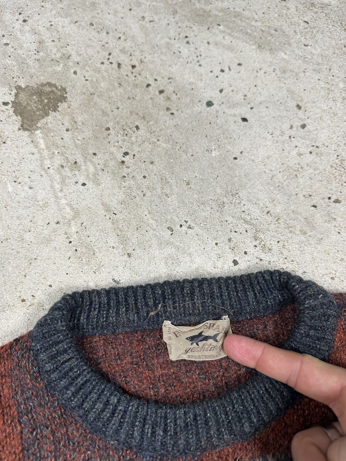 Paul & Shark Vintage 90s Paul & Shark Check Wool Sweater Jumper Size US S / EU 44-46 / 1 - 6 Thumbnail