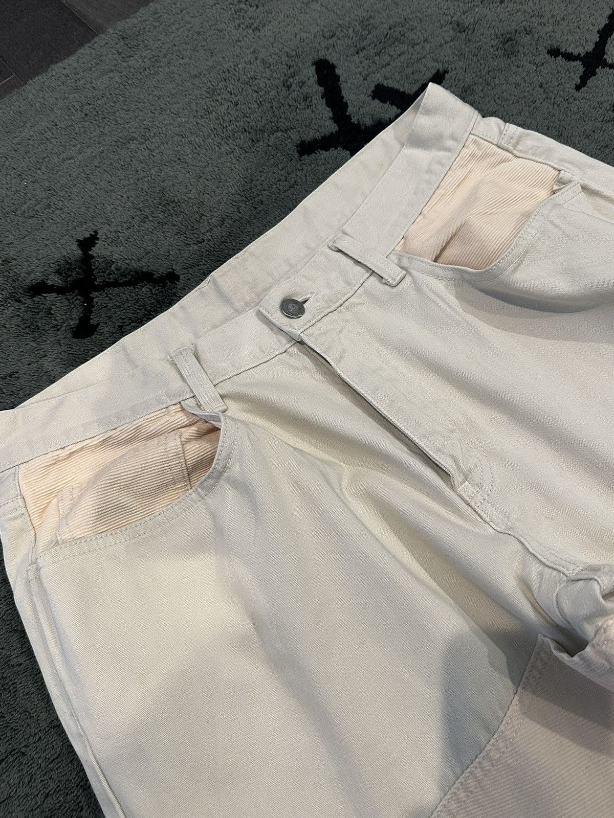 General Research × Mountain Research General Research White Corduroy “Frontier” Pants Size US 33 - 4 Thumbnail