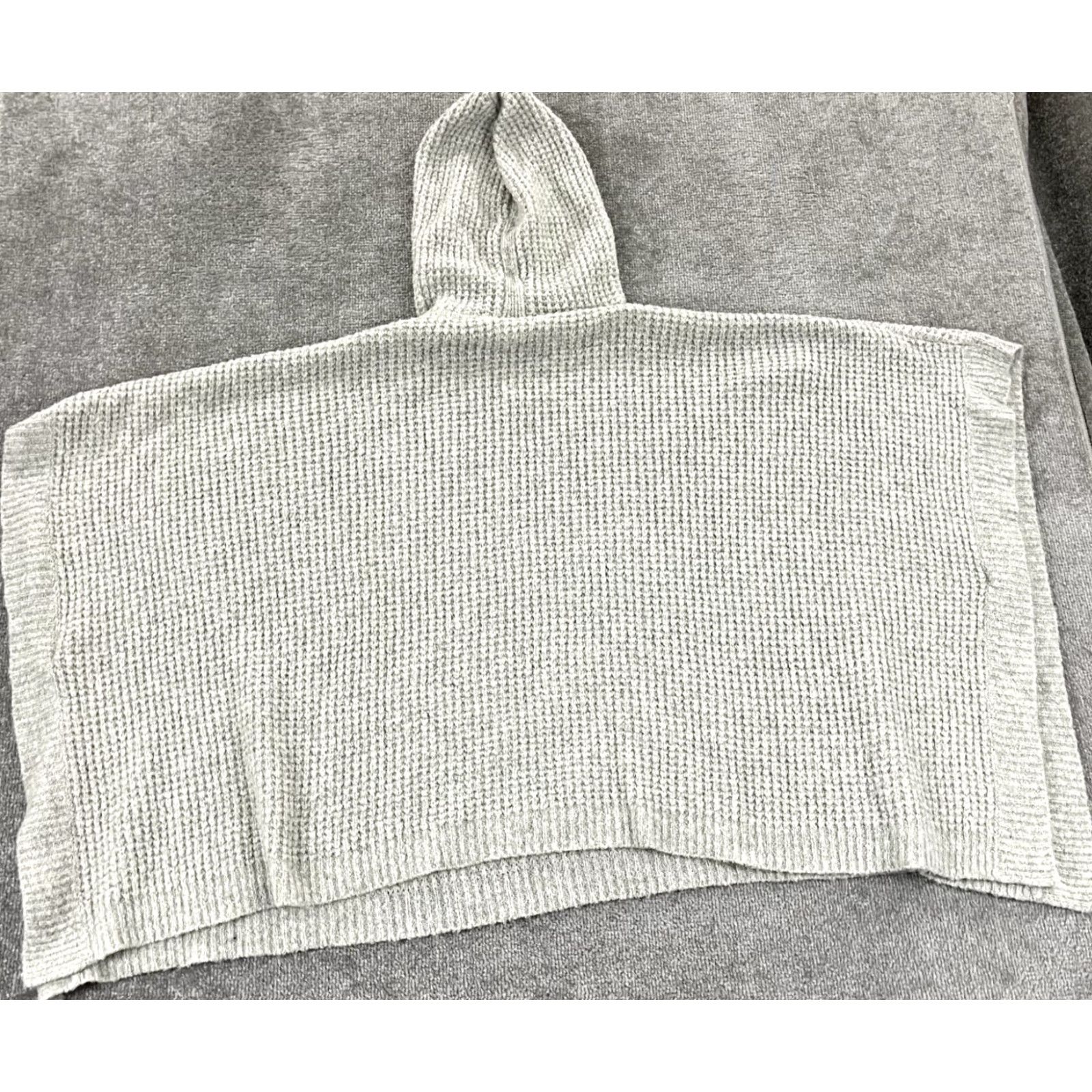 Carbon CARBON 2 COBALT Sweater Womens L/XL Gray Cape Poncho Wool Blend Knit Pullover Size XL / US 12-14 / IT 48-50 - 7 Thumbnail