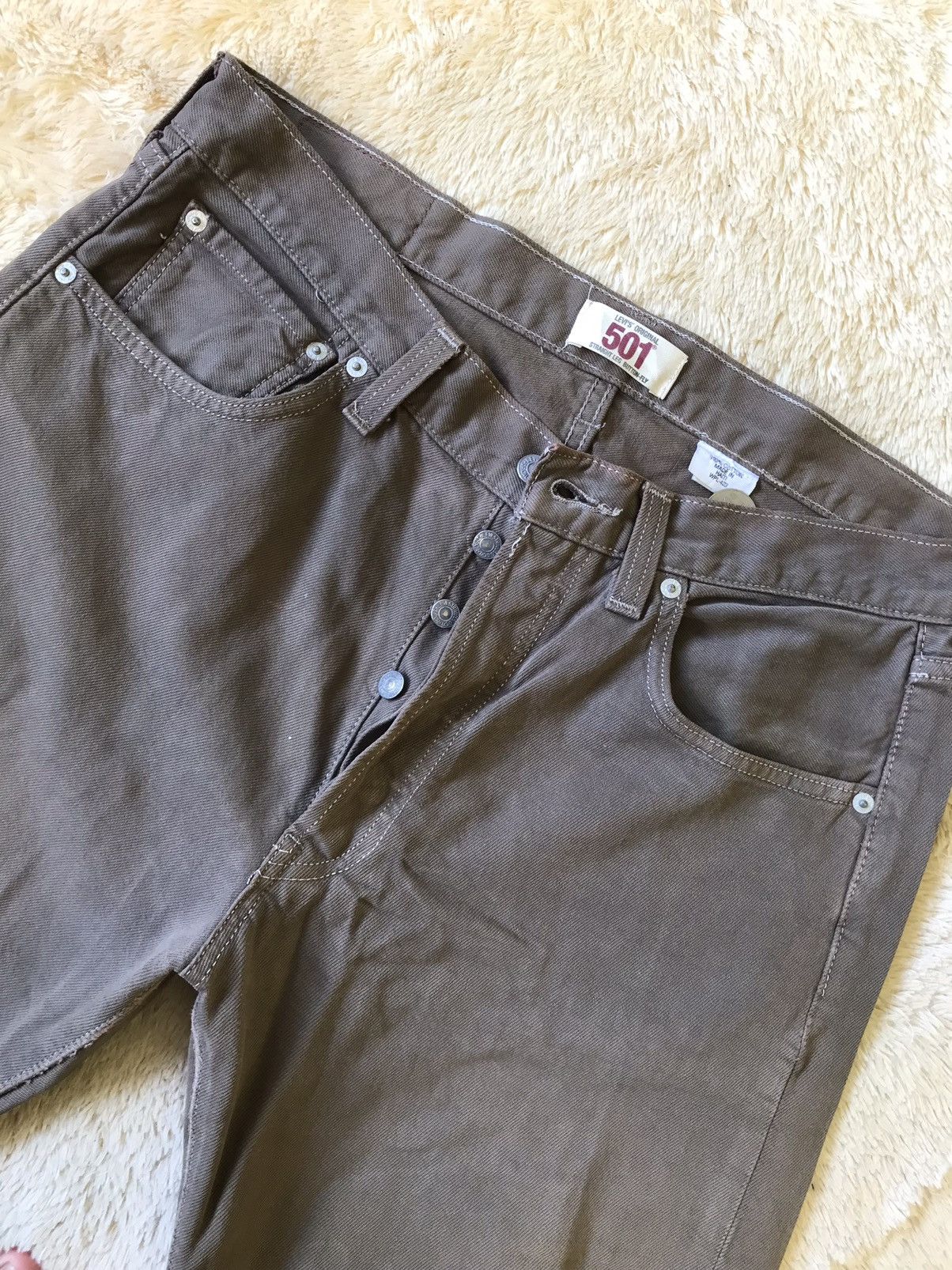 Levi's × Vintage Vintage 80s Levi’s Brown Denim Jeans Size US 32 / EU 48 - 4 Thumbnail