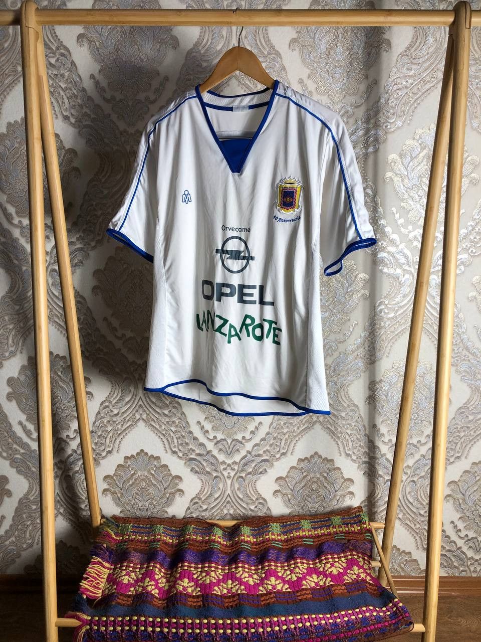 Vintage Very Rare FC Lanzarote Spain Retro Soccer Jersey Y2K 90s Size US M / EU 48-50 / 2 - 8 Thumbnail