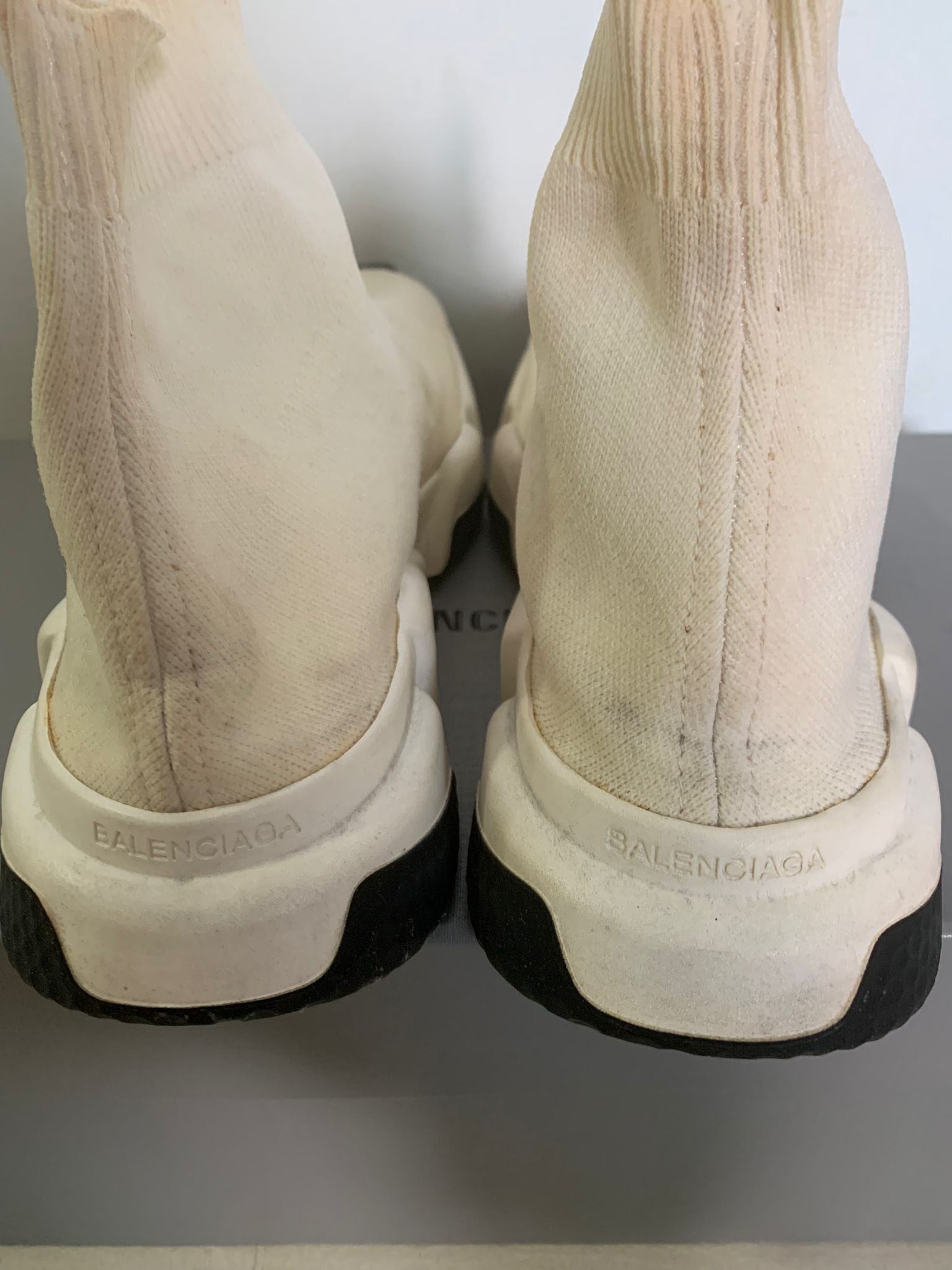 Balenciaga Balenciaga Speed Sneaker Beige Size US 7 / EU 40 - 8 Thumbnail
