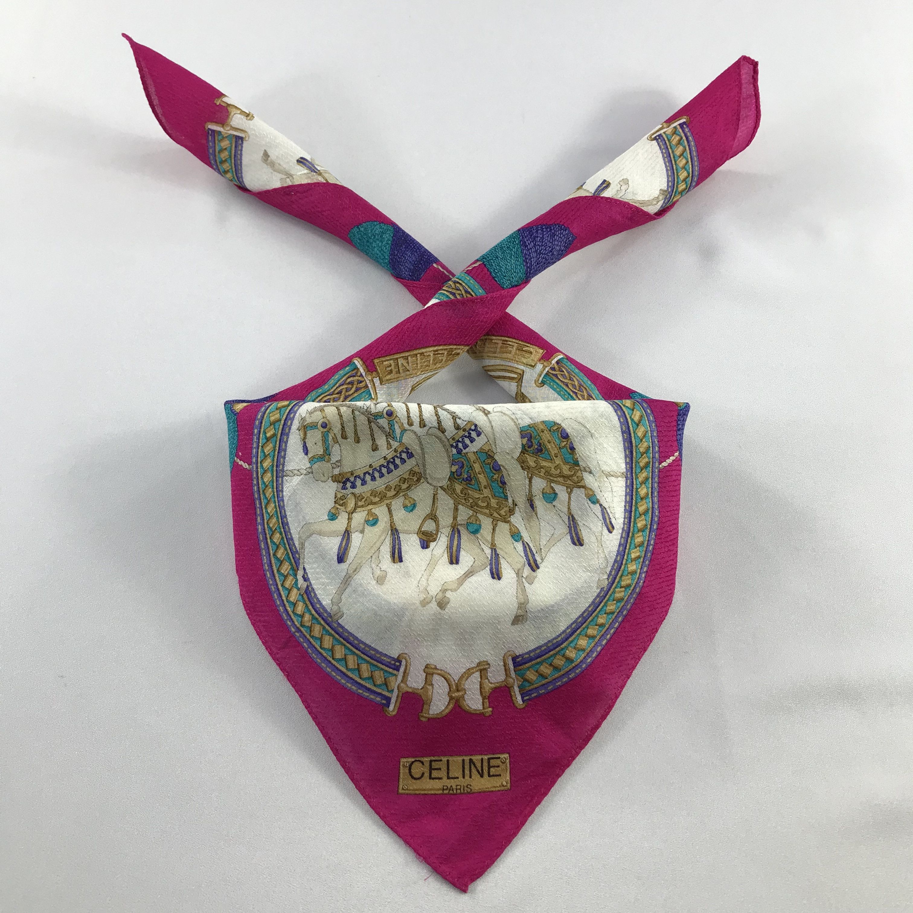 Celine Celine Handkerchief / Bandana / Neckerchief C613 Size ONE SIZE - 1 Thumbnail
