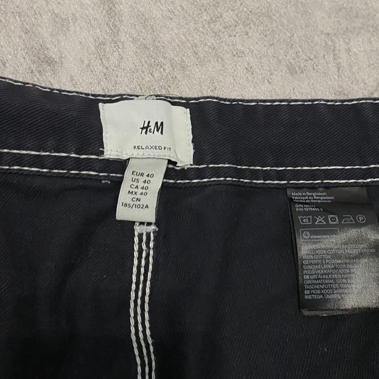 H&M Black H&M Baggy Vintage y2k Size US 40 / EU 56 - 5 Thumbnail