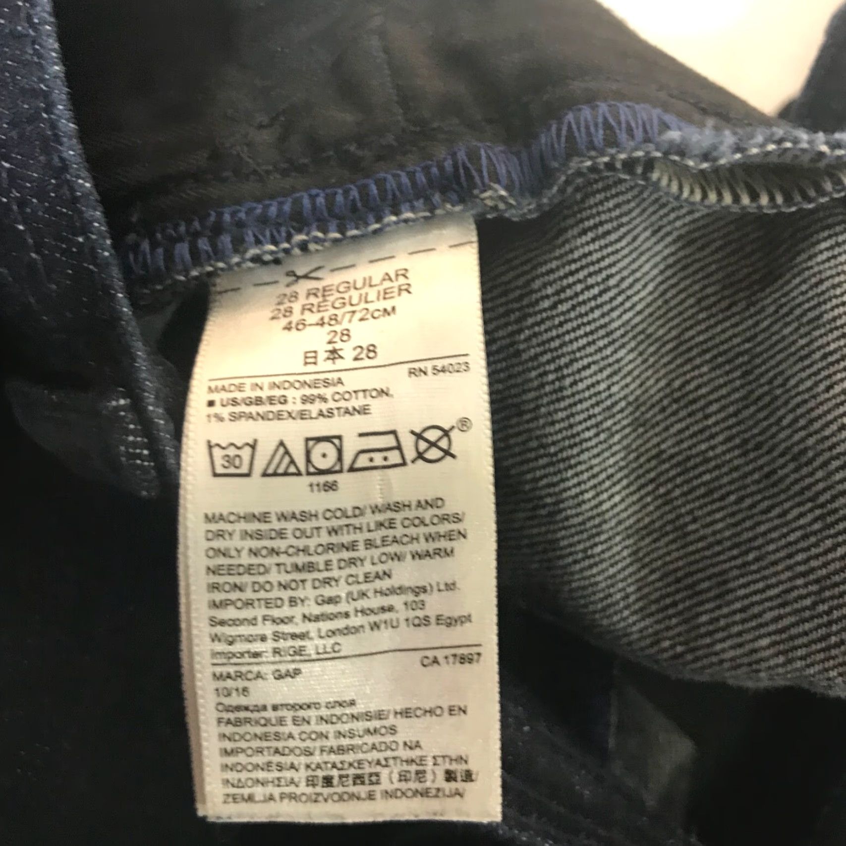 Gap Gap Womens Cropped Wide Leg Jeans 28R High Rise Denim Casual Summer Spring Fall Blue Size 28" / US 6 / IT 42 - 5 Thumbnail