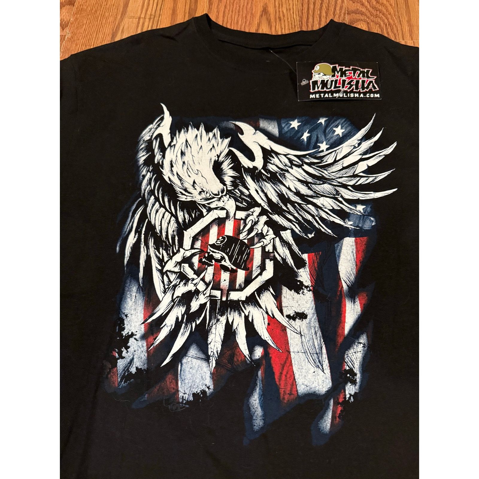 Metal Mulisha Metal Mulisha Patriotic Skull NWT Size US L / EU 52-54 / 3 - 2 Thumbnail