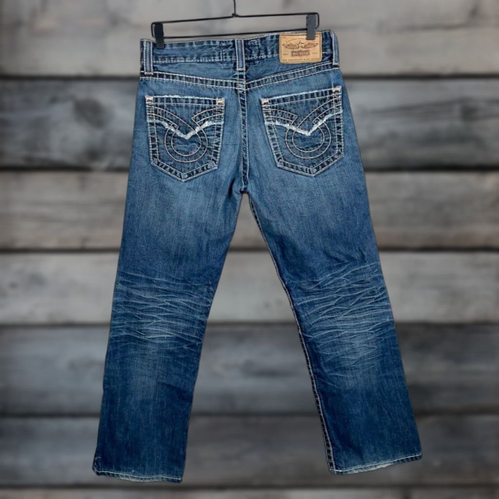 Denime VINTAGE Big Star Union Straight Leg Jeans Men's 32L Blue Denim 5-Pocket Zip Fly Size US 32 / EU 48 - 1 Thumbnail