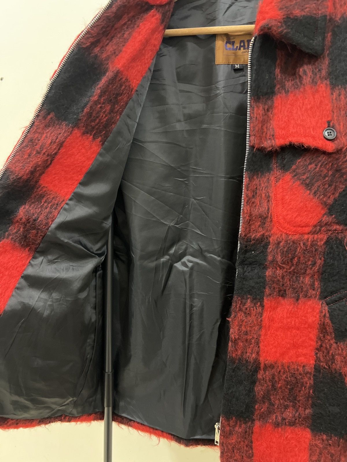 Flannel Vintage Clad Japan wool flannel zip up Jacket uniform zip Size US M / EU 48-50 / 2 - 6 Thumbnail