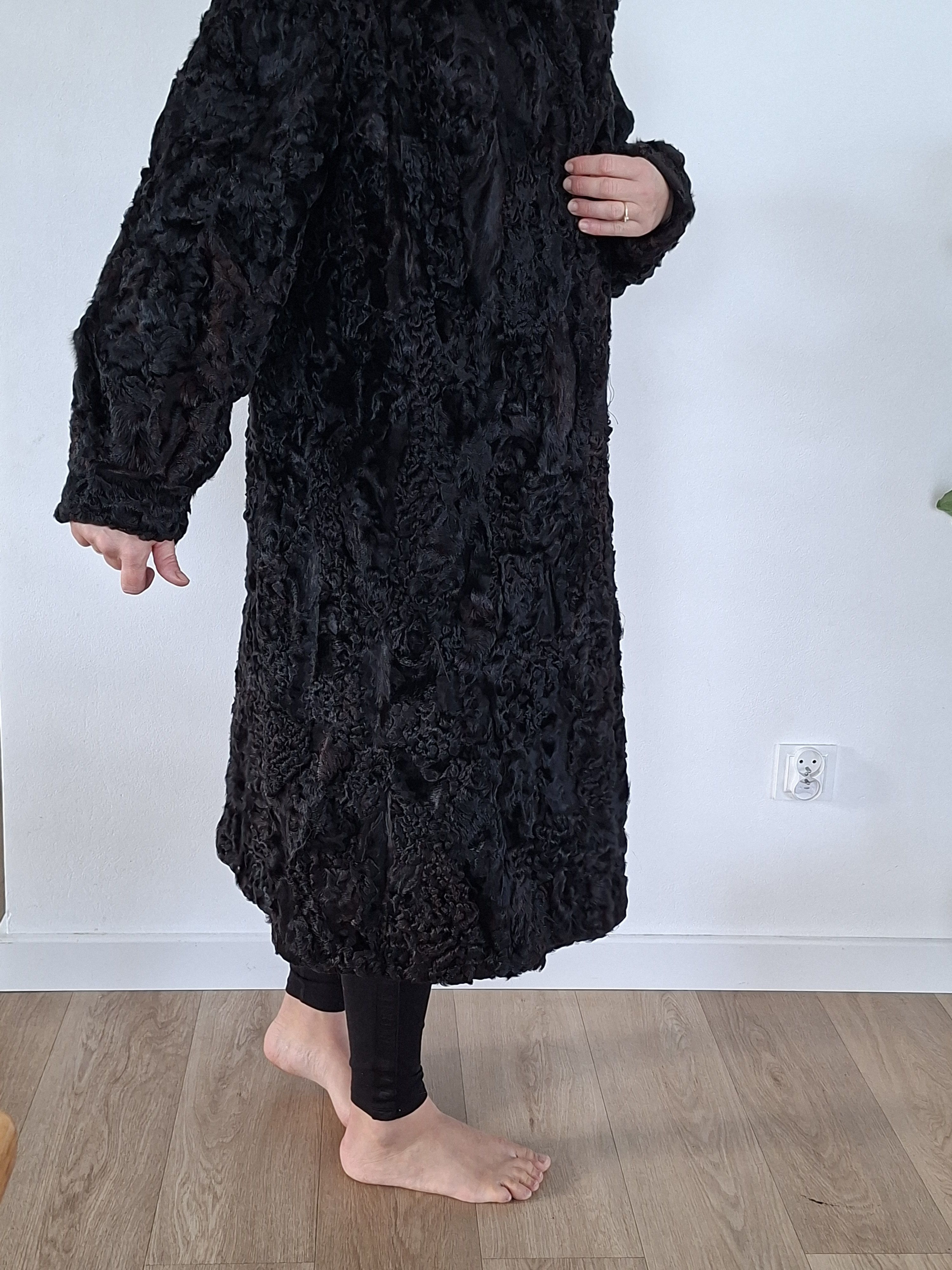 Other Vintage Genuine Karakul (Astrakhan) Size M / US 6-8 / IT 42-44 - 2 Thumbnail