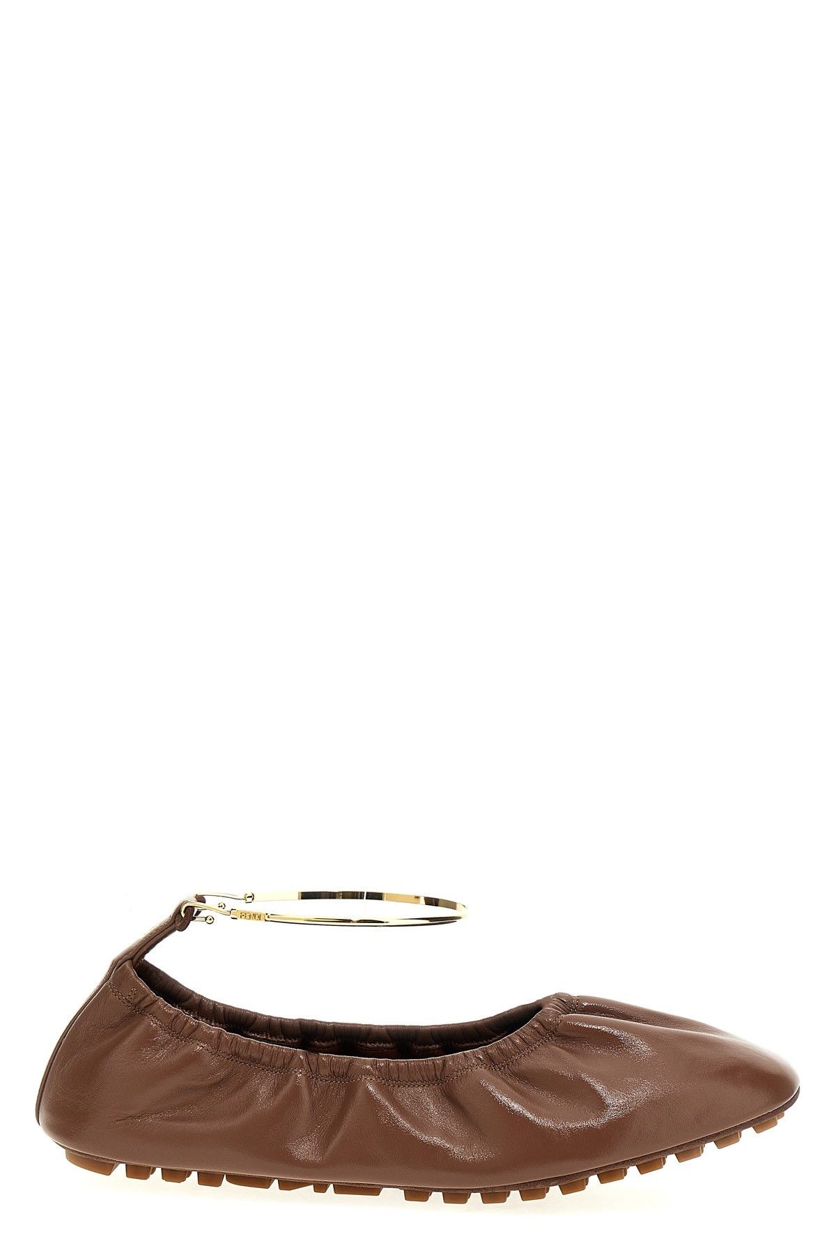 image of 'Fendi Filo' Ballet Flats in Brown, Women's (Size 11)