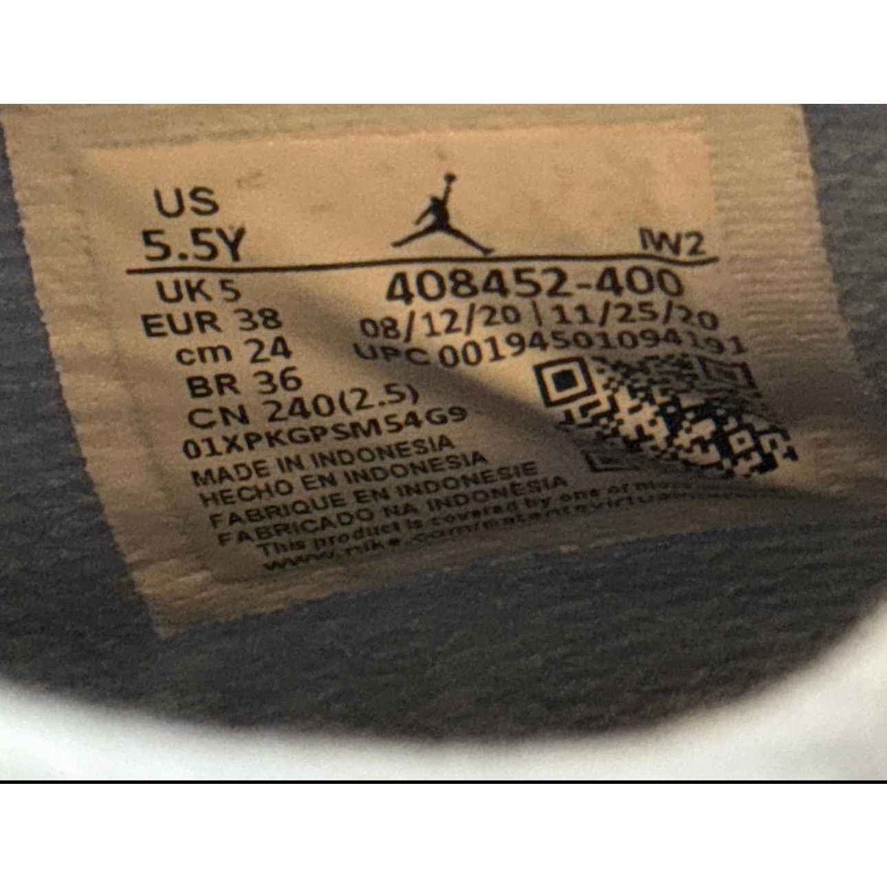 Jordan Brand × Nike Size 5.5 - Air Jordan 4 Retro GS University Blue Men's Shoes Size US 5.5 / EU 38 - 7 Thumbnail