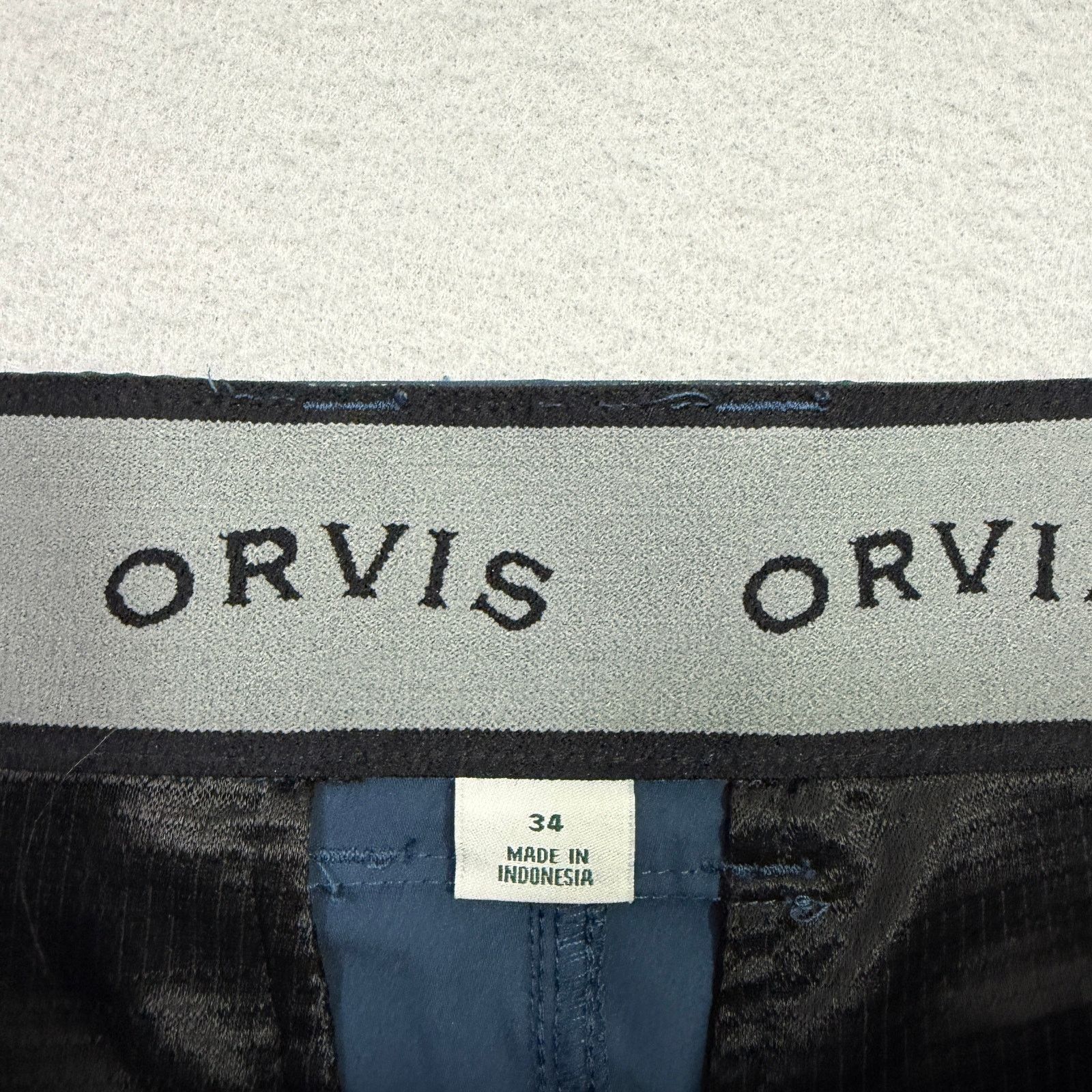 Orvis Orvis Tech Cargo Shorts Men's 34 Blue 9" Inseam Flat Front Size US 34 / EU 50 - 3 Thumbnail