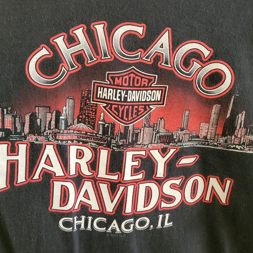 Harley Davidson Harley-Davidson Black Graphic T-Shirt Size US XXL / EU 58 / 5 - 5 Thumbnail