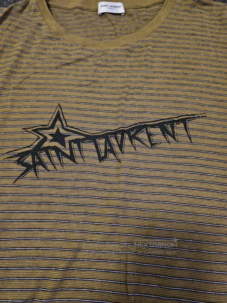 Saint Laurent Paris Saint Laurent Paris Brown check T-shirt i Size US L / EU 52-54 / 3 - 2 Thumbnail