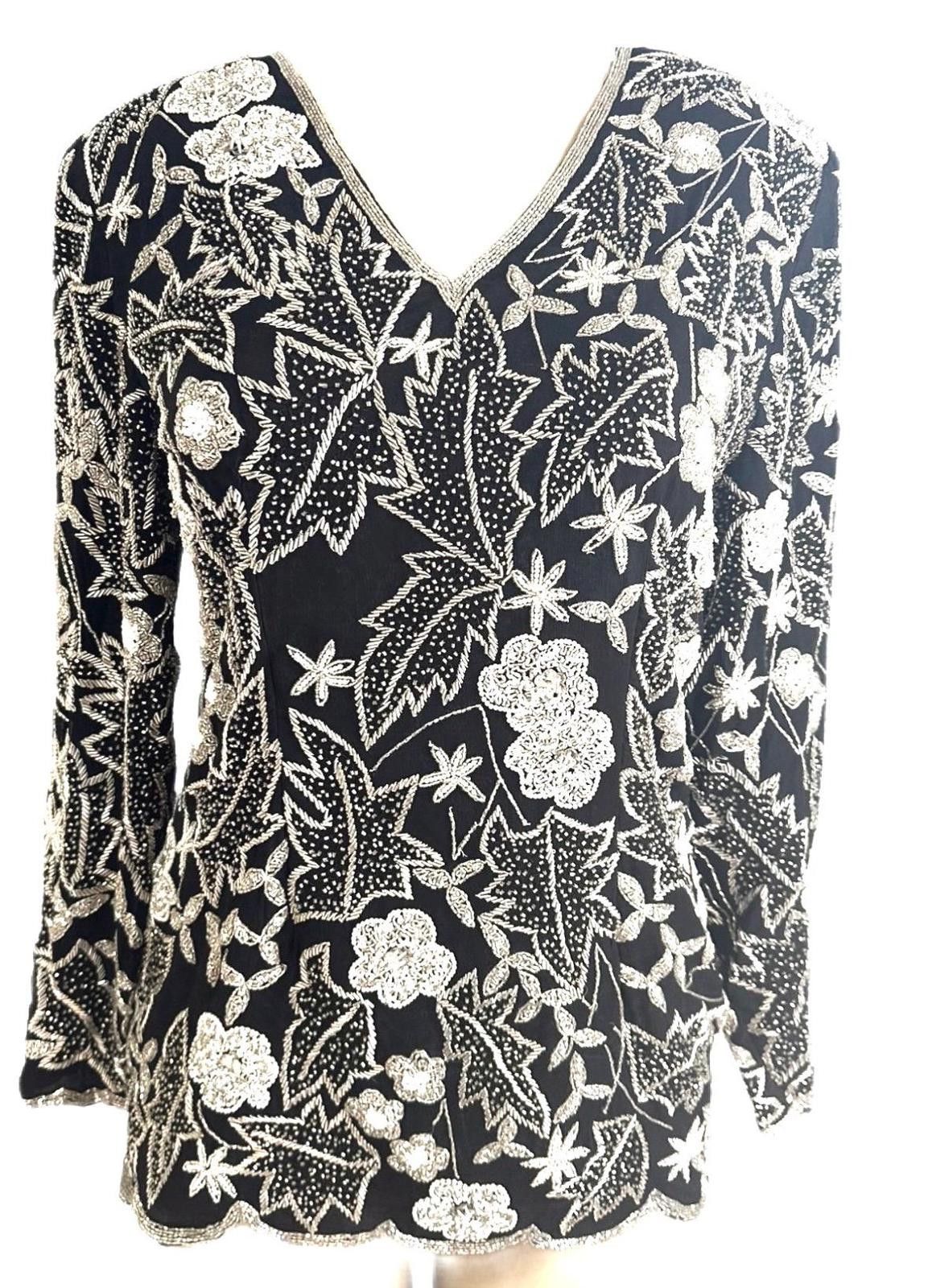 Other Sequin Top Black Silver size 16 Size XXL / US 16-18 / IT 52-54 - 1 Thumbnail