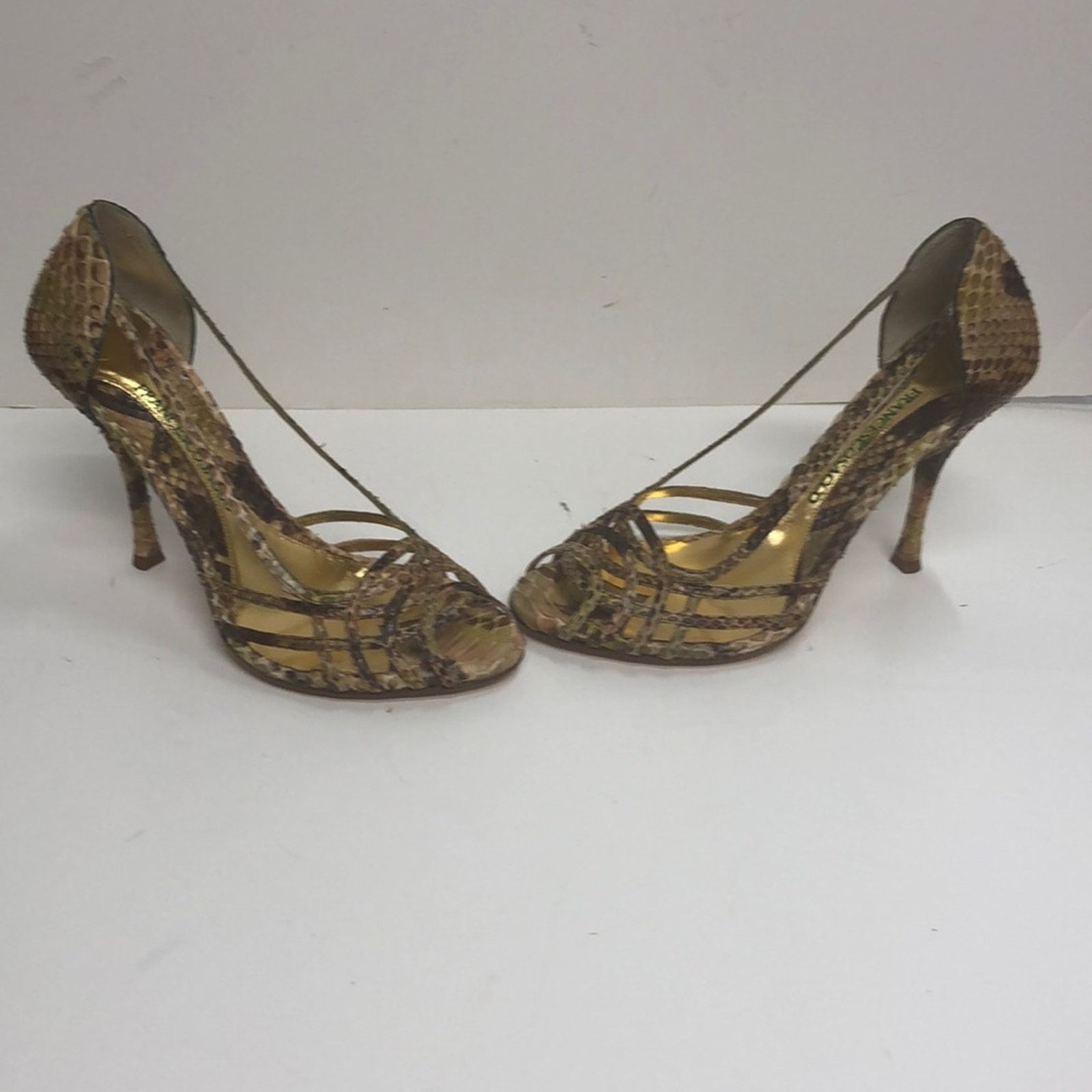 & Other Stories Francesco Sacco Made in Italy Snakeskin High Heel Size US 7 / IT 37 - 2 Thumbnail