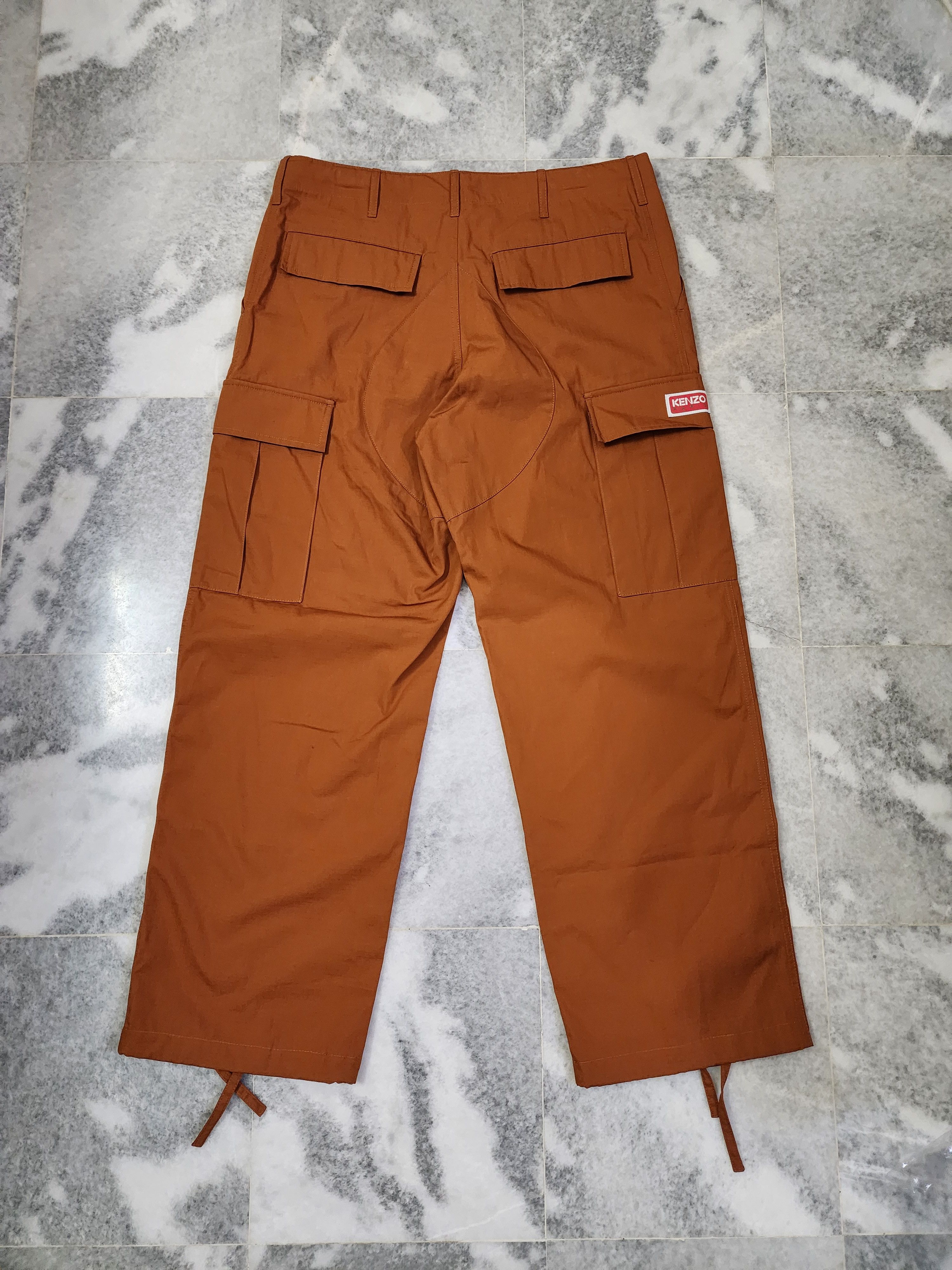 Boke Flower Button Cargo Pants in Brown, Men's (Size 34) — image 2 of 6