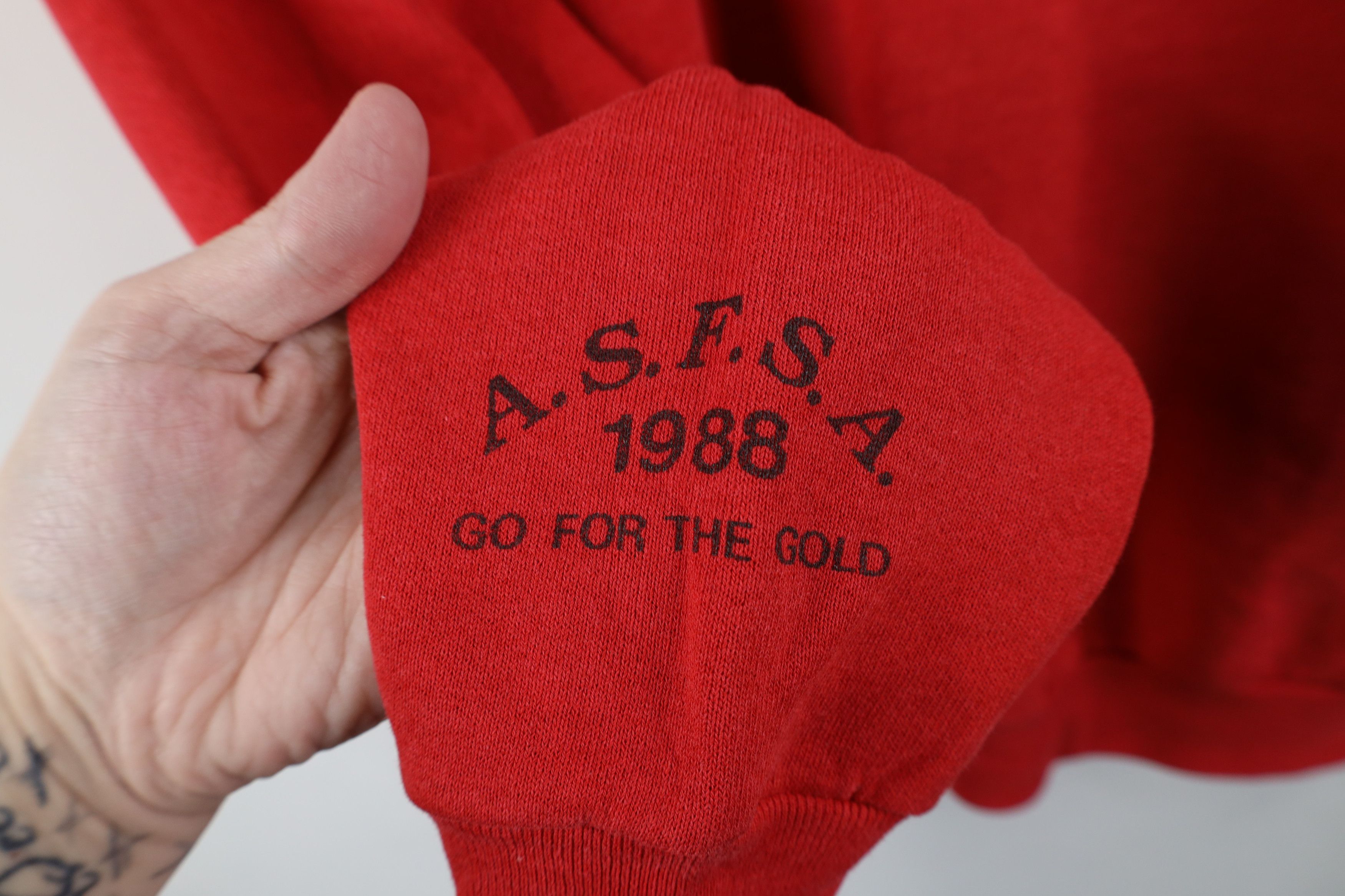 Vintage Vintage 80s American School Food Service Sweatshirt USA Size XL / US 12-14 / IT 48-50 - 7 Thumbnail
