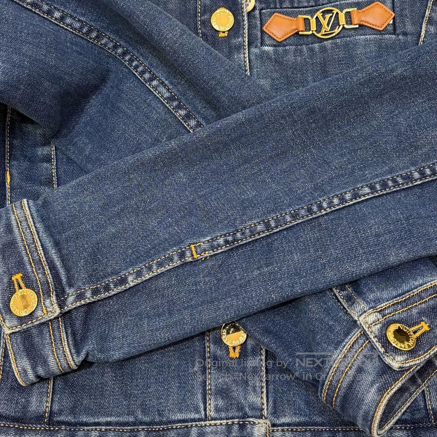 Louis Vuitton Louis Vuitton Washed Blue Denim Jacket. Size US S / EU 44-46 / 1 - 6 Thumbnail