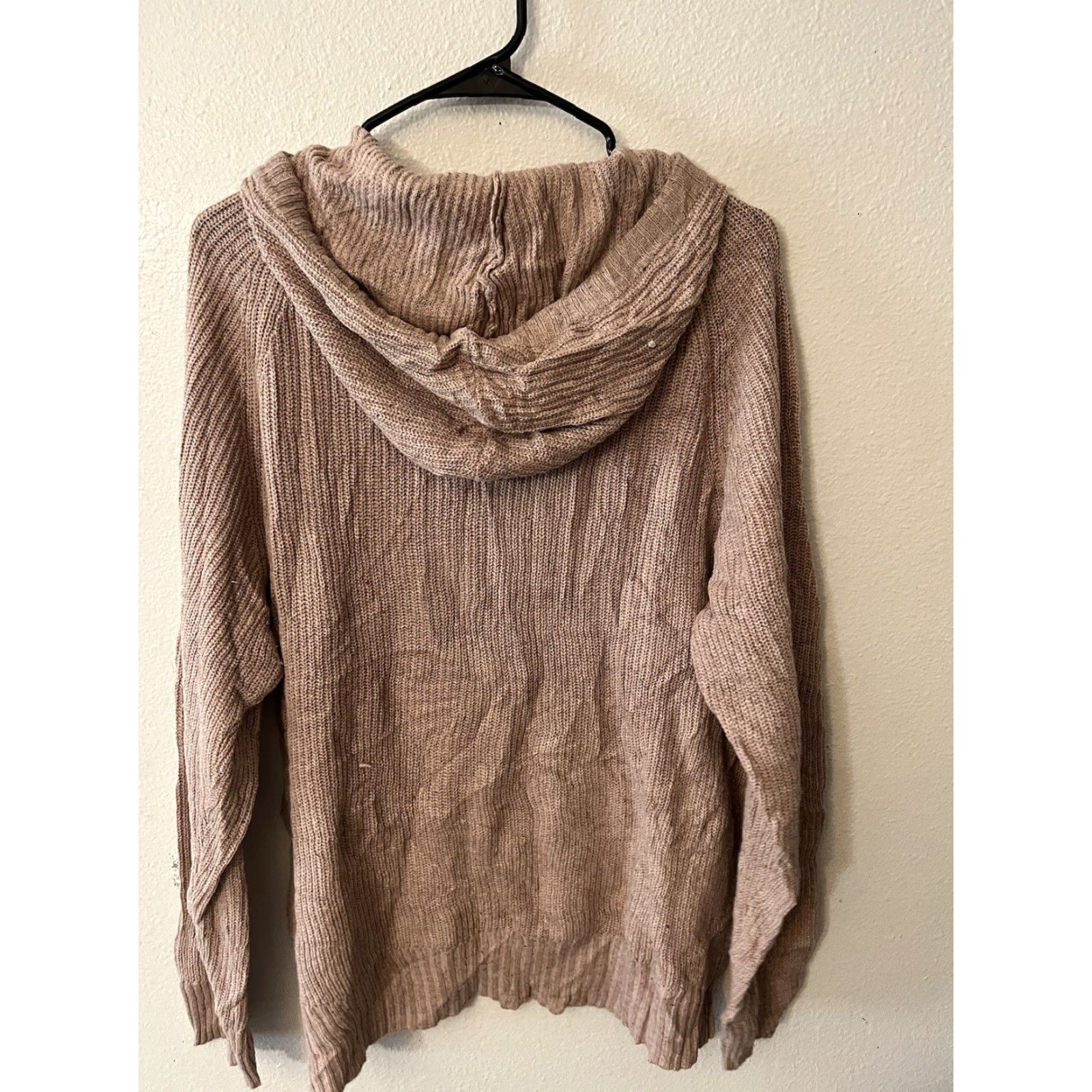 American Eagle Outfitters American Eagle Outfitters Unisex Hoodie L Pink Knit Pocket Casual Lounge Cozy Size L / US 10 / IT 46 - 2 Thumbnail