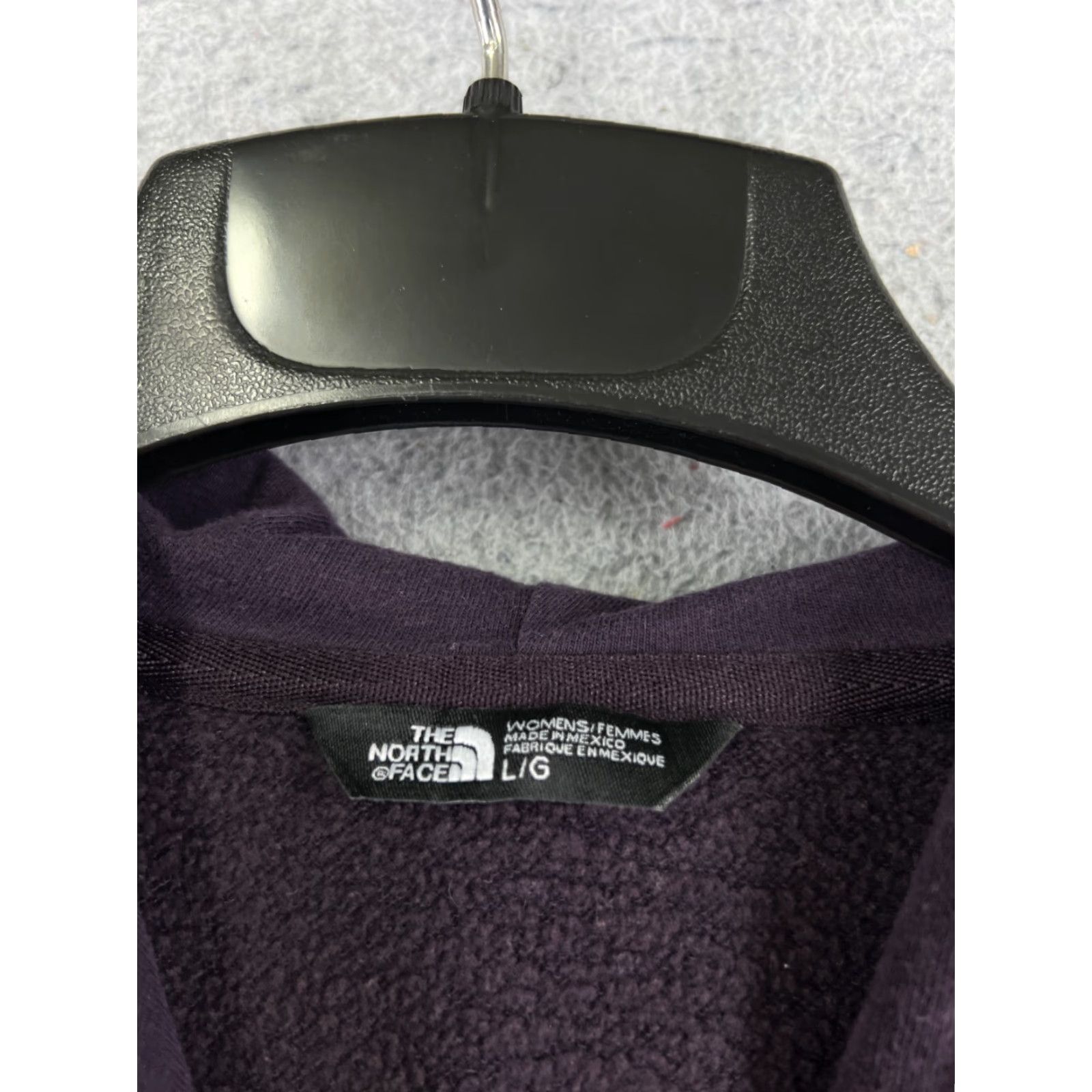 The North Face The North Face Hoodie Womens L Purple Pullover Cotton Blend Logo Crew Neck Long Sleeve Pocket 36in Chest Men/Men’s? Size L / US 10 / IT 46 - 7 Thumbnail