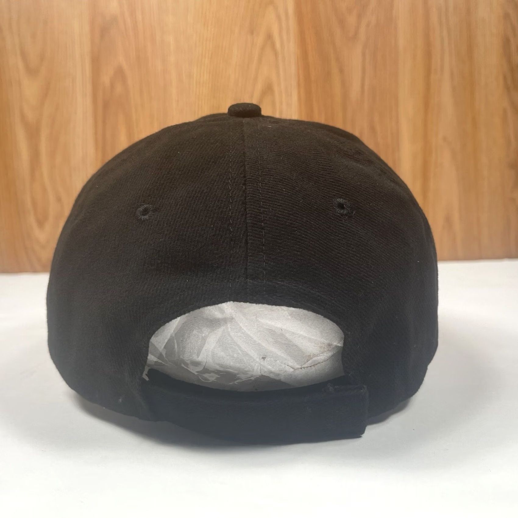 Vintage KC Embroidered Adult Adjustable StrapBack Baseball Hat Cap One Size Fits Most Black Cotton Men Baseball Cap Mens Size ONE SIZE - 5 Thumbnail