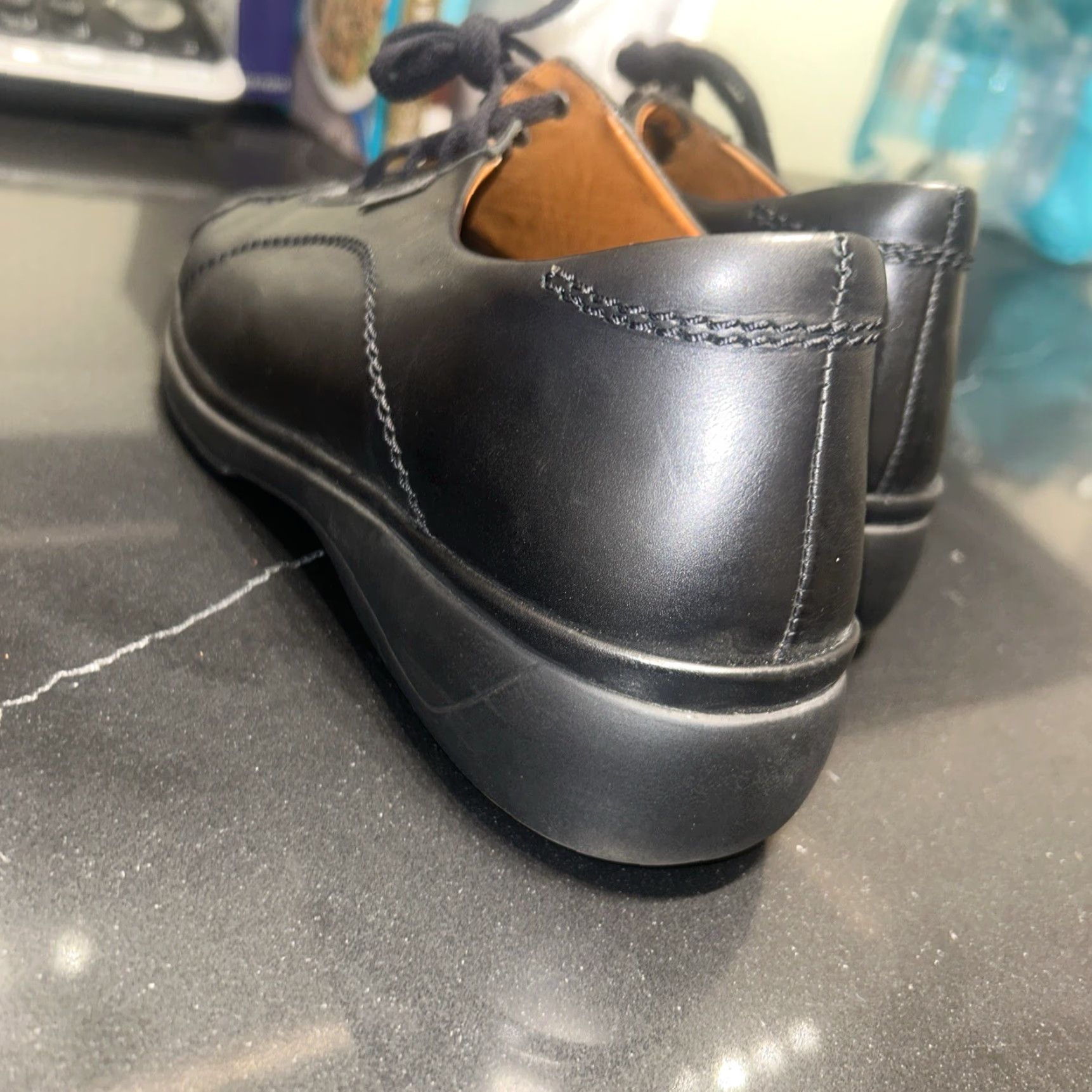 Mephisto Mephisto Womens City Hiker Oxford Shoes Black Leather AIR JET SYSTEM Comfort Size ONE SIZE - 3 Thumbnail