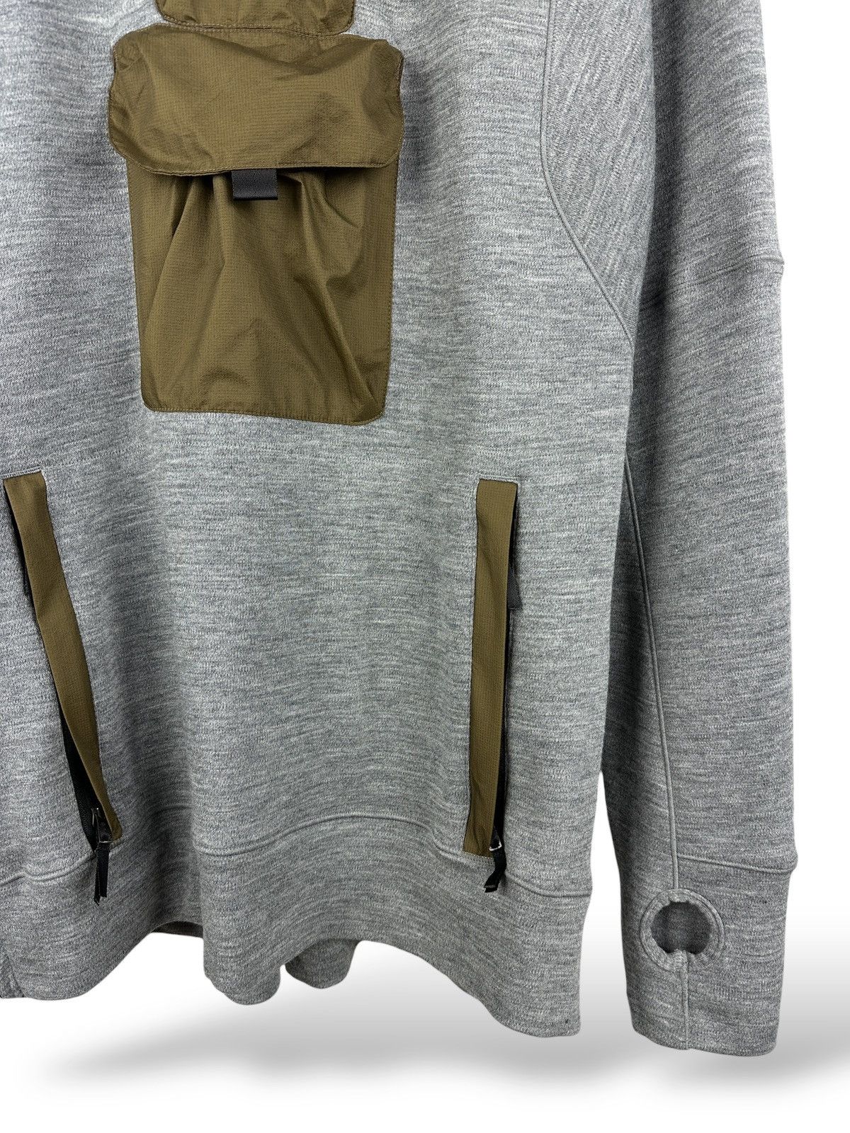 Nike Nikelaab AAE 1.0 Men’s Crew Sweatshirt Dark Grey Heather Size US L / EU 52-54 / 3 - 7 Thumbnail