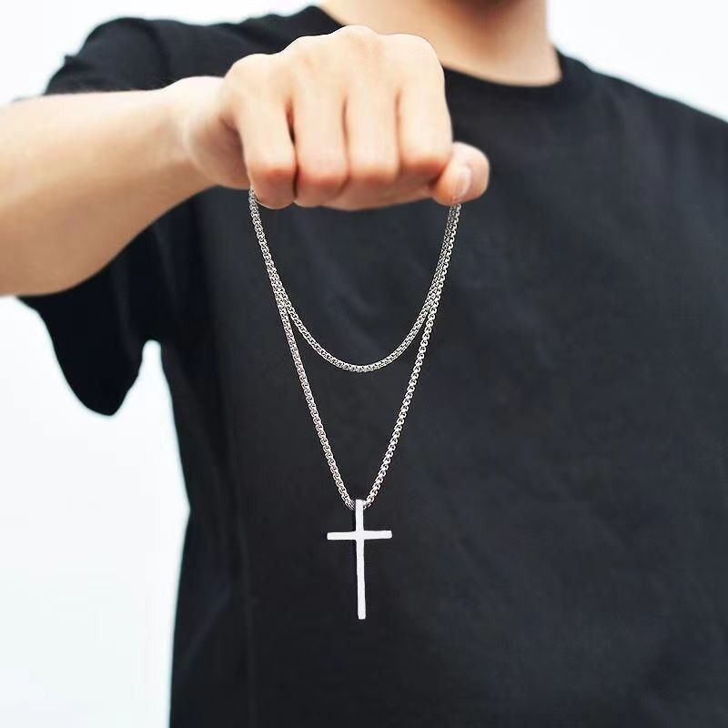 Other Cross Vintage STEAL! Y2K Chains Necklace Chain Size ONE SIZE - 1 Thumbnail