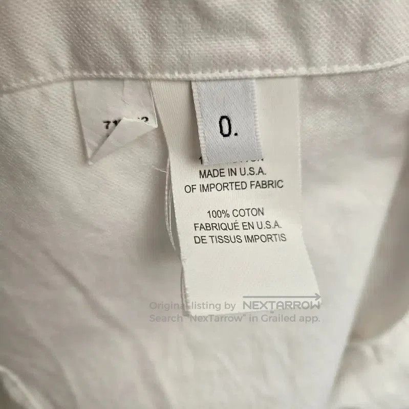 Thom Browne Thom Browne White Cotton Long Sleeve Shirt . Size S / US 4 / IT 40 - 6 Thumbnail