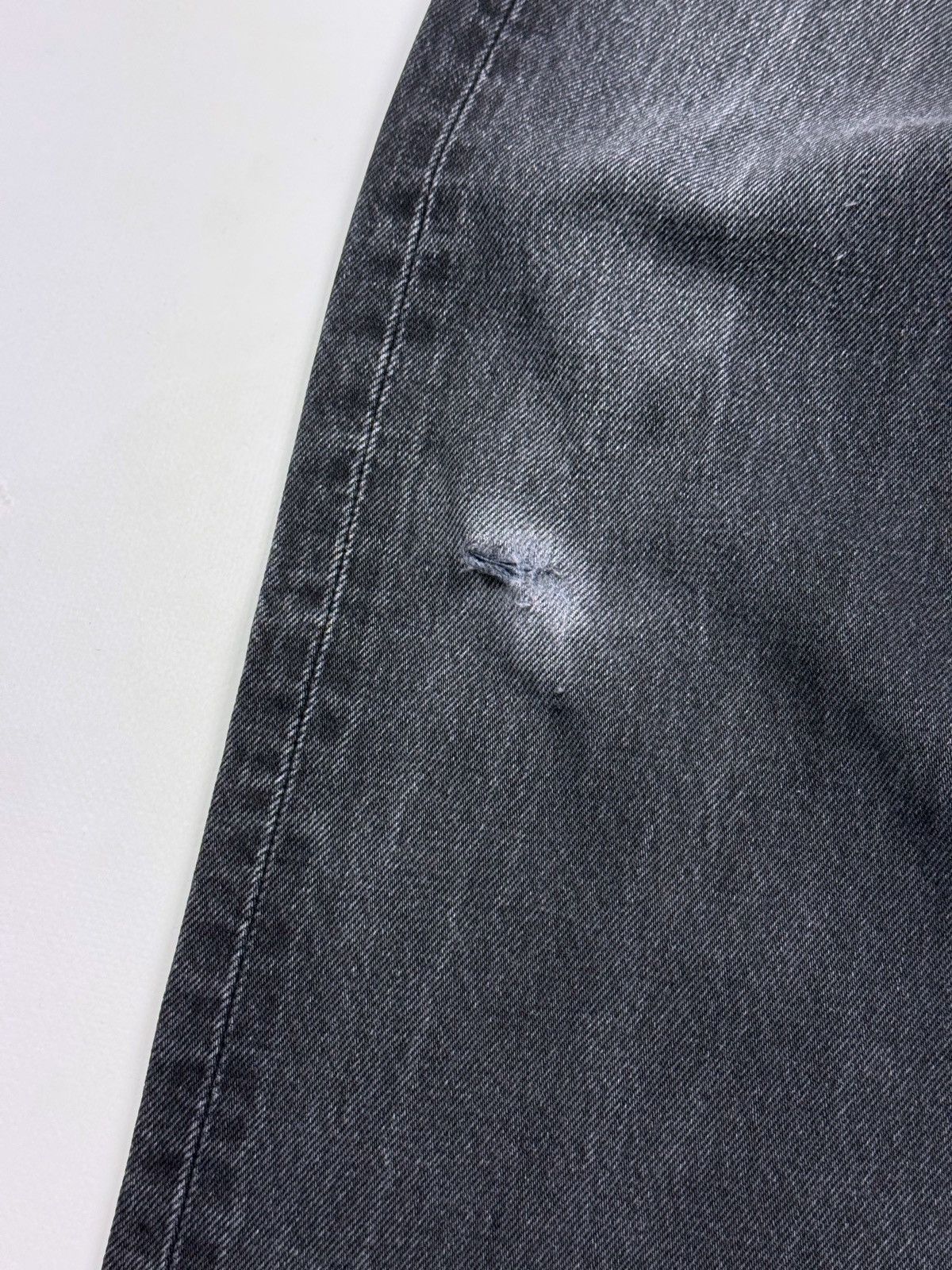 Levi's 1990’s Vintage Distressed Levi’s 501 Washed Gray Jeans Pants Size US 31 - 5 Thumbnail