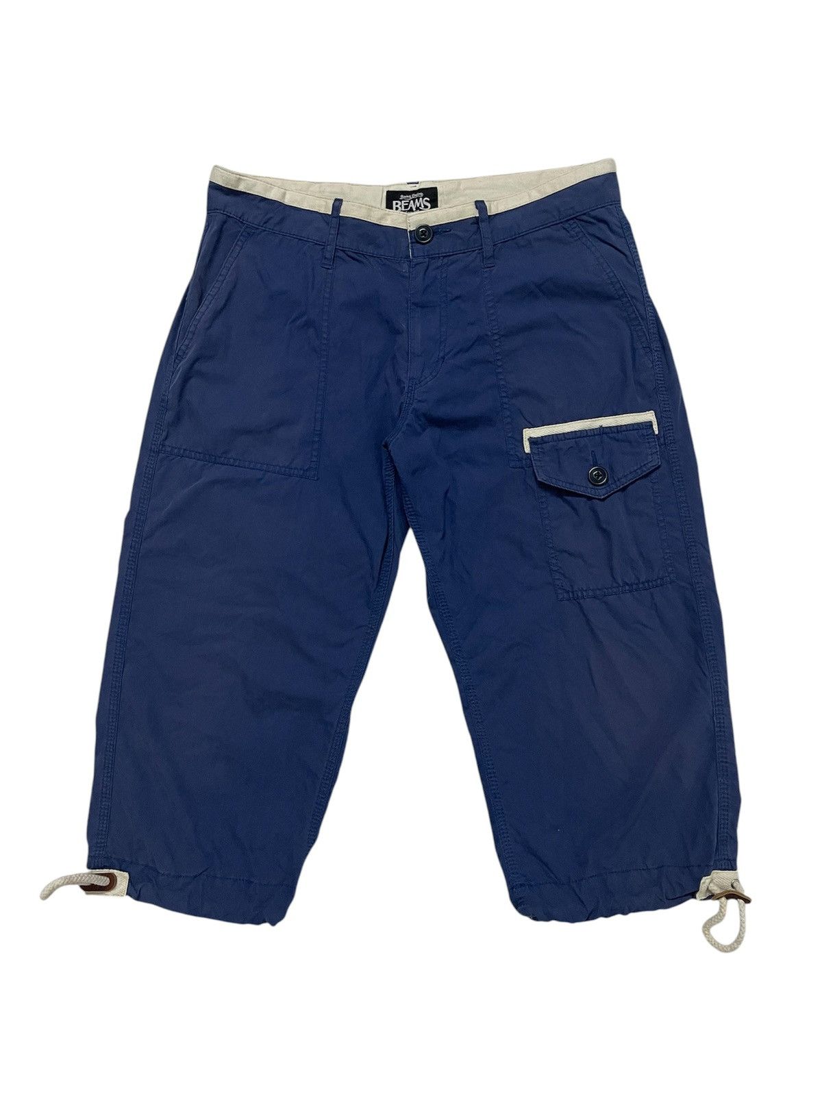 Beams Plus × Kith Beams Military Drawstring Short Pants Navy Style Size US 32 / EU 48 - 1 Thumbnail