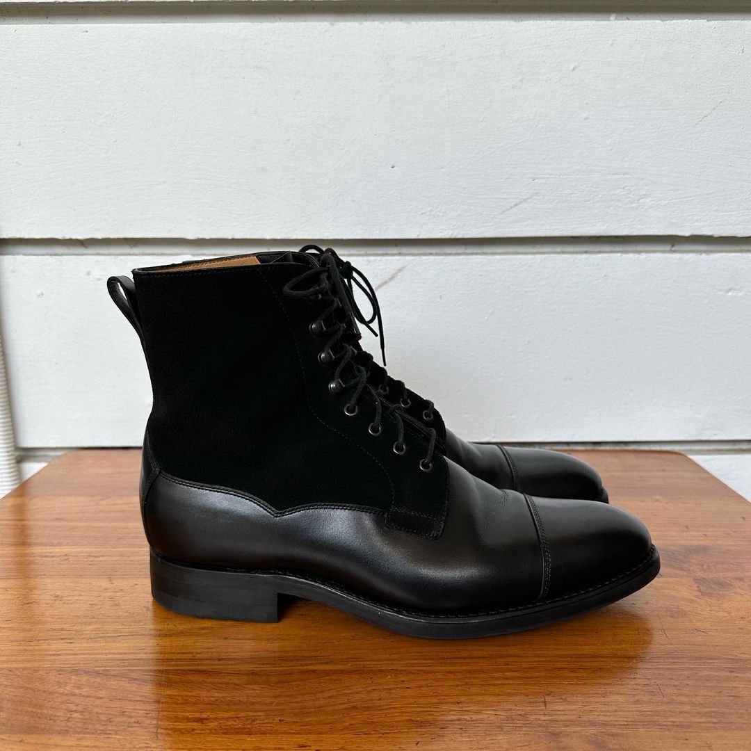 Carlos Santos Carlos Santos 9156 Field Boots in Black Leather Original ...