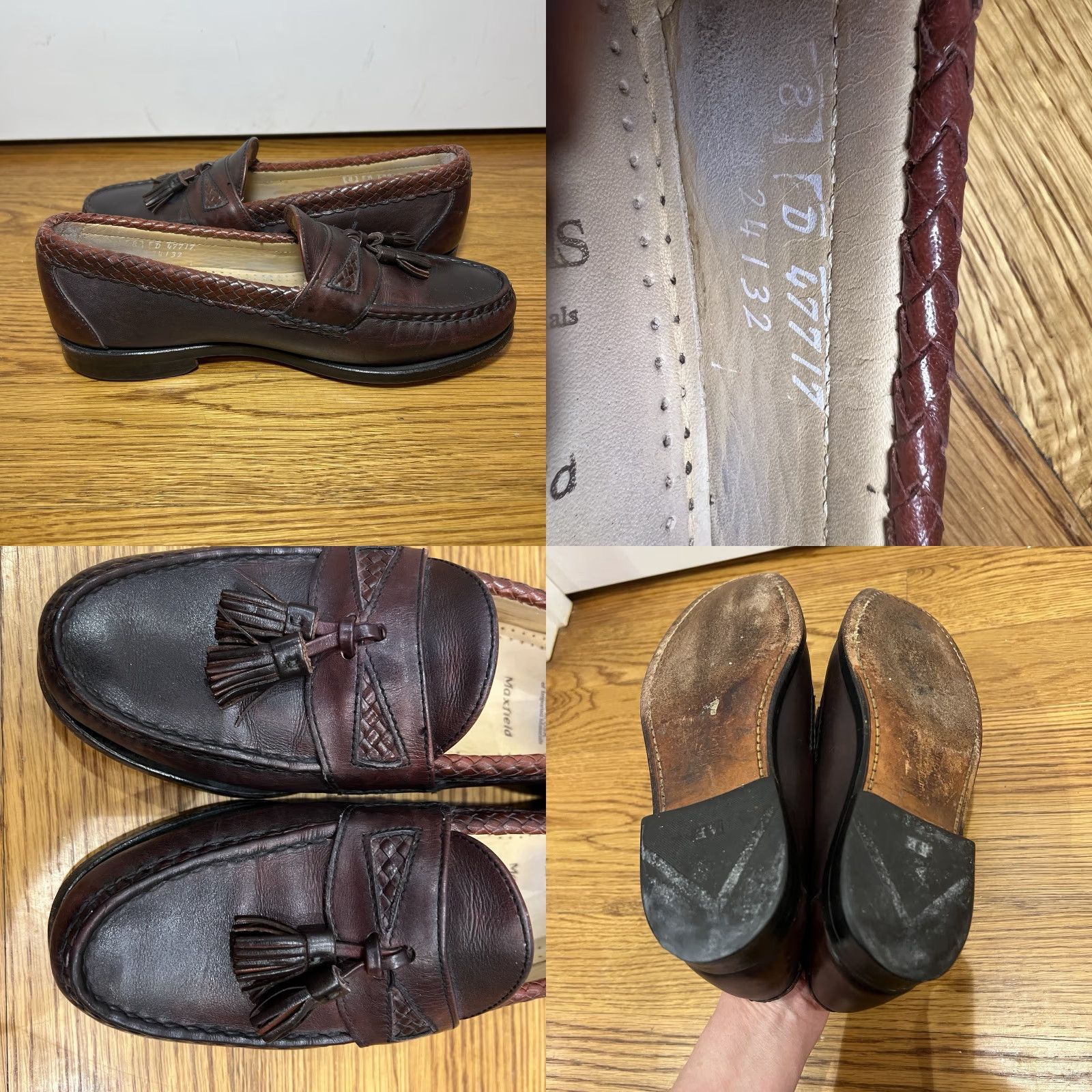 Allen Edmonds Allen Edmonds MAXFIELD Men's Leather Tassel Loafers Size 8D Dark Brown Shoes Size US 8 / EU 41 - 8 Thumbnail