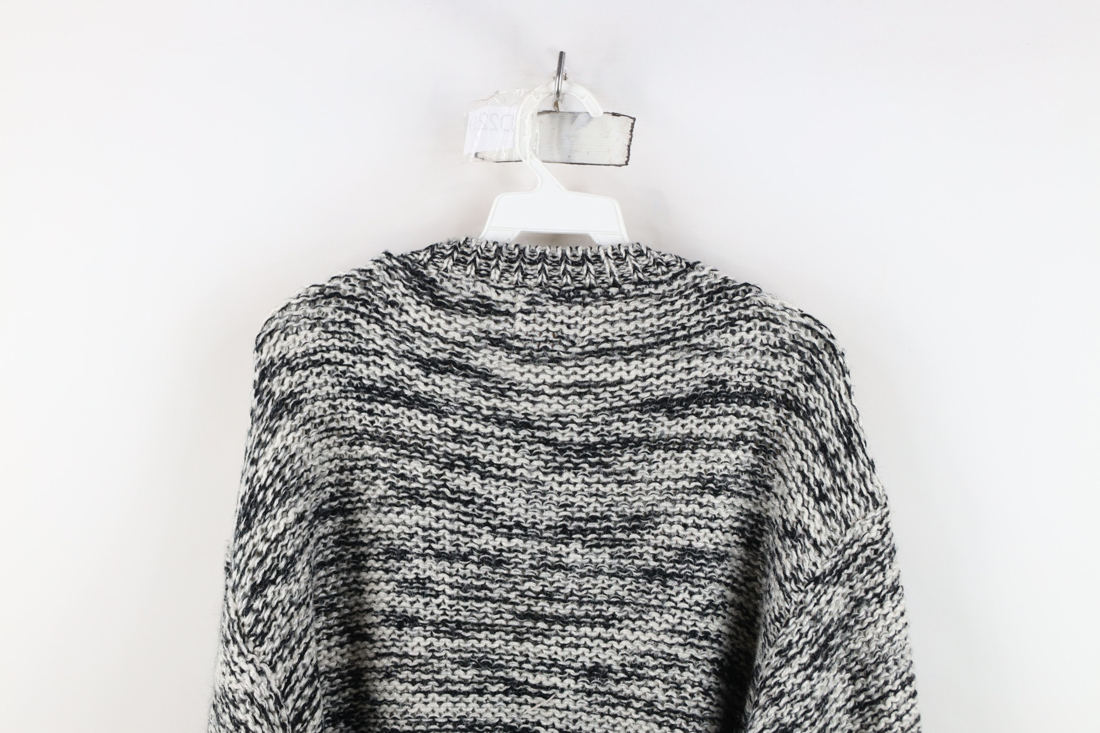 Vintage Vintage 90s Streetwear Ribbed Crochet Knit Crewneck Sweater Size US M / EU 48-50 / 2 - 9 Thumbnail