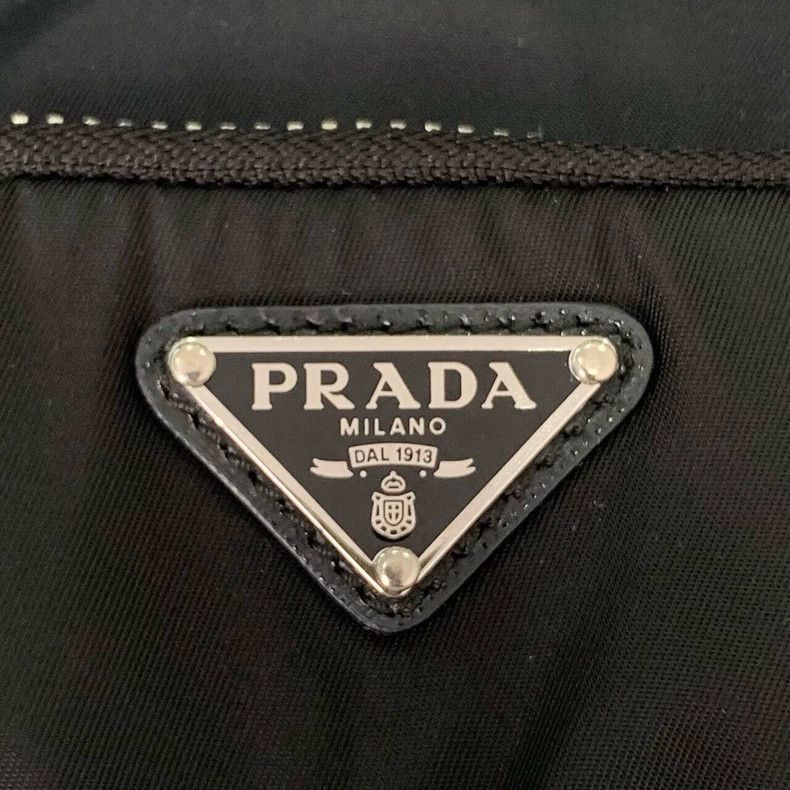 Prada Prada Logo triangle bag black suspender dress 2501-Nextarro Size XS / US 0-2 / IT 36-38 - 5 Thumbnail