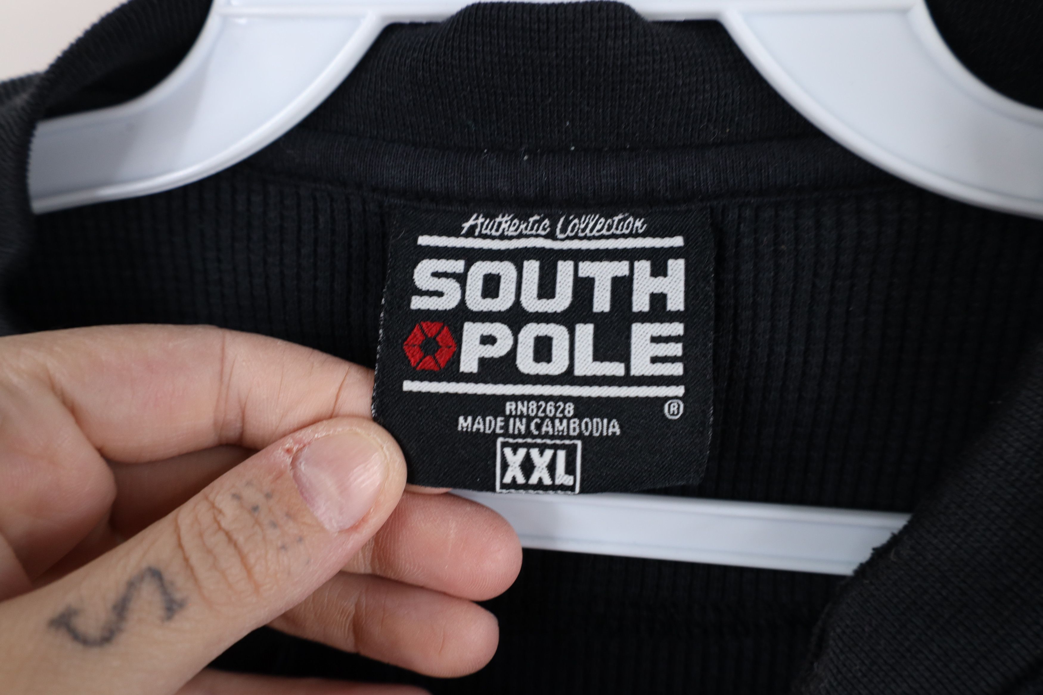 Southpole × Vintage Vintage Southpole Thermal Waffle Knit Long Sleeve T-Shirt Size US XXL / EU 58 / 5 - 7 Thumbnail