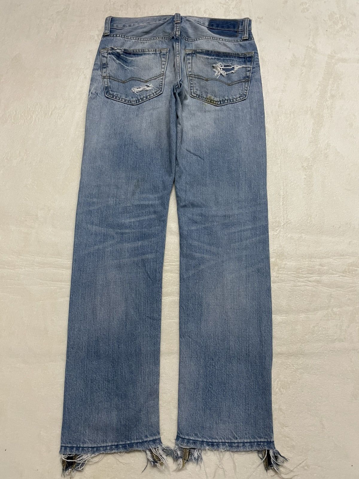American Eagle Outfitters Vintage American Eagle Outfitters Distress Faded Denim Jeans Size US 28 / EU 44 - 12 Thumbnail