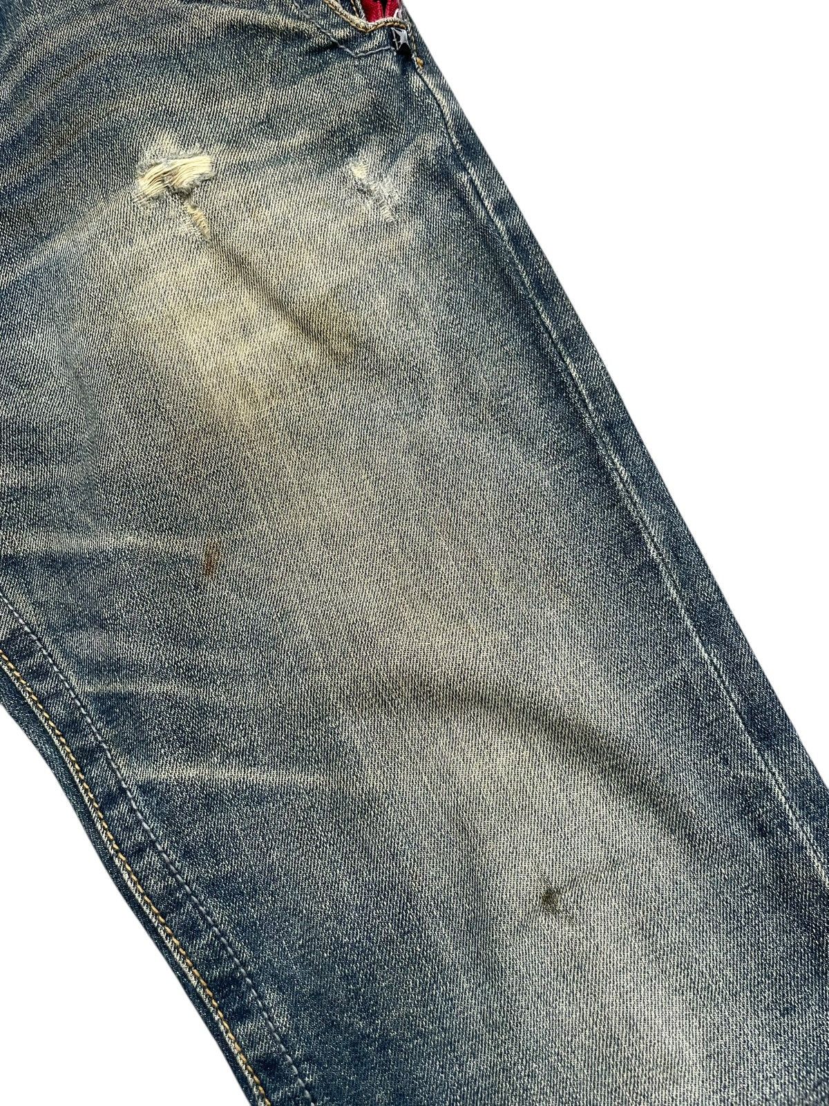 Japanese Brand Semantic Design Flare Distresed Denim Size US 36 / EU 52 - 3 Thumbnail