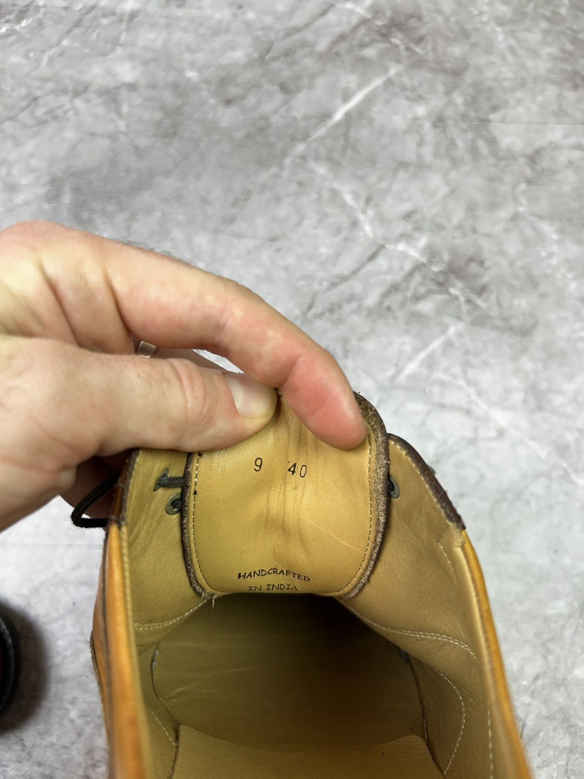Loake Loake Lifestyle Leather Oxford Brogue Shoes Men's Size US 11.5 / EU 44-45 - 13 Thumbnail