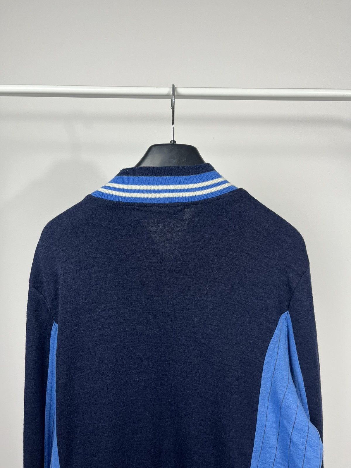 Fila Fila White Line Retro Track Jacket Navy Blue Wool Zip-Up Size US S / EU 44-46 / 1 - 11 Thumbnail