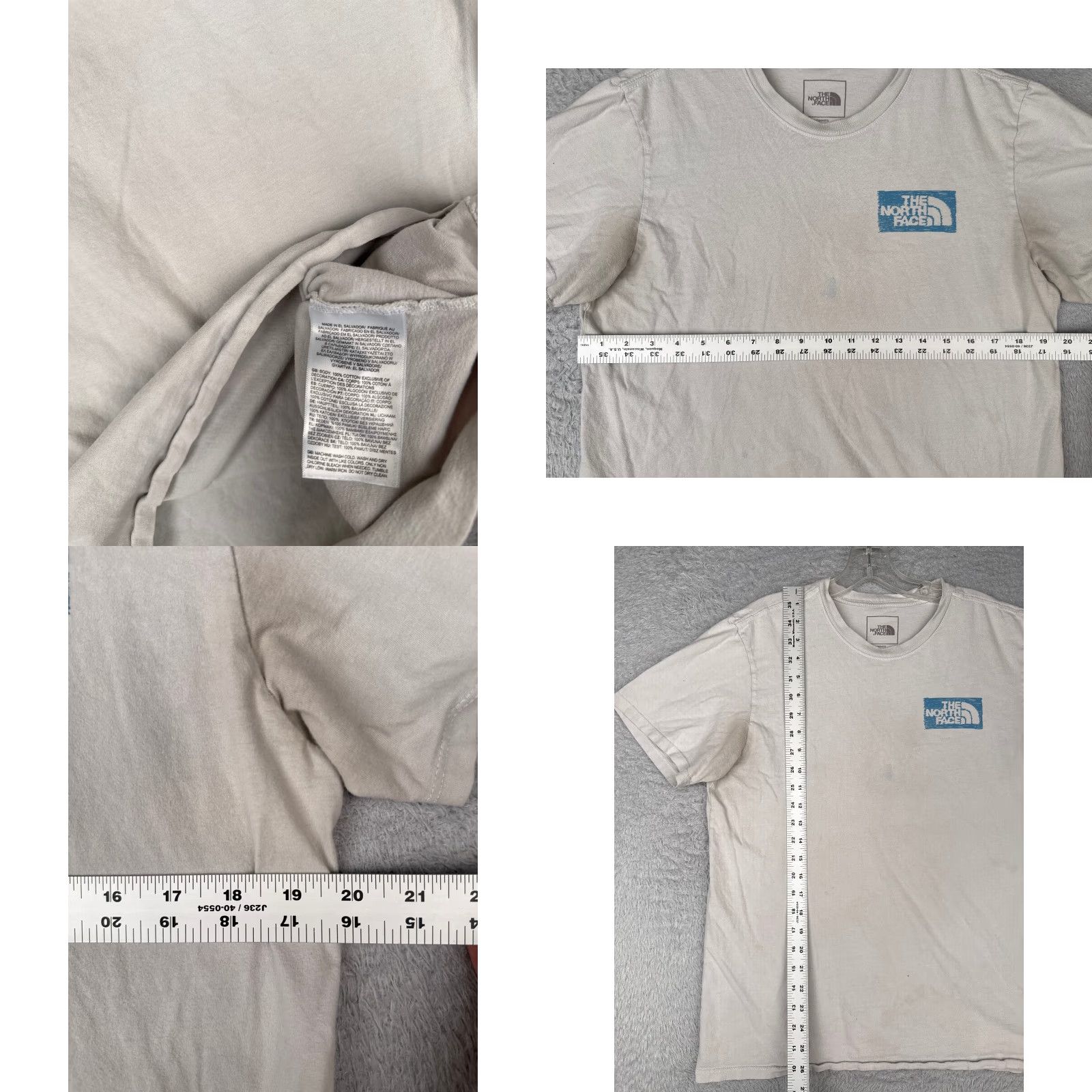 The North Face The North Face Men's T-Shirt Medium White Short Sleeve Crew Neck Outdoor Breathable 100% Cotton Size US M / EU 48-50 / 2 - 8 Thumbnail
