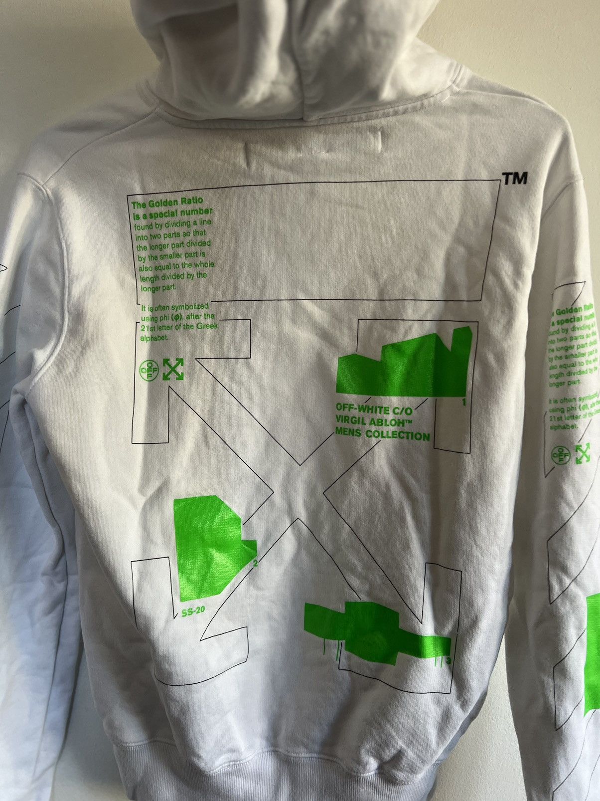Off-White Off white golden ratio hoodie Size US S / EU 44-46 / 1 - 6 Thumbnail