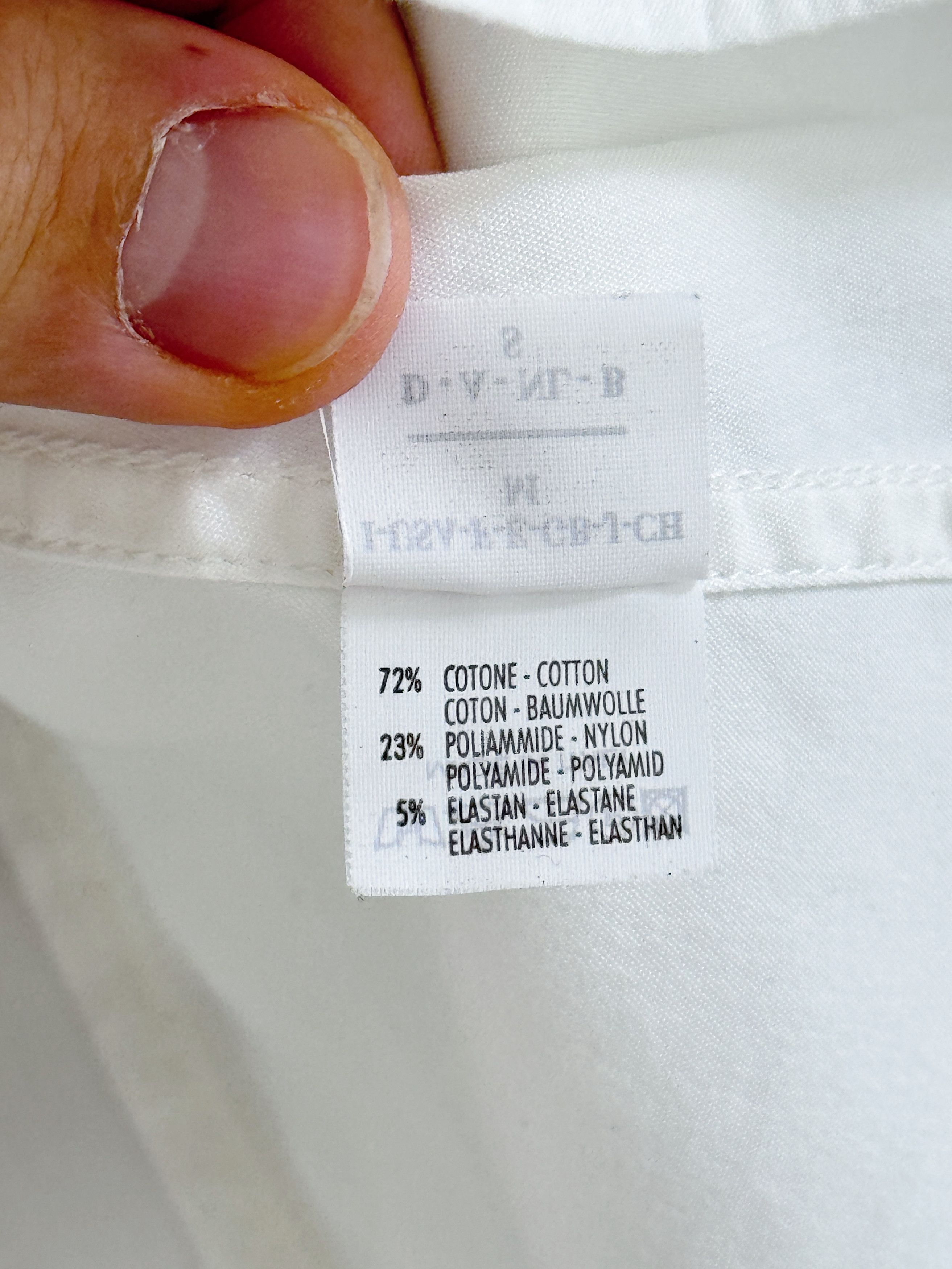 Brunello Cucinelli Brunello Cucinelli Blouse Classic Shirt Cotton & Nylon Women Size S / US 4 / IT 40 - 19 Thumbnail