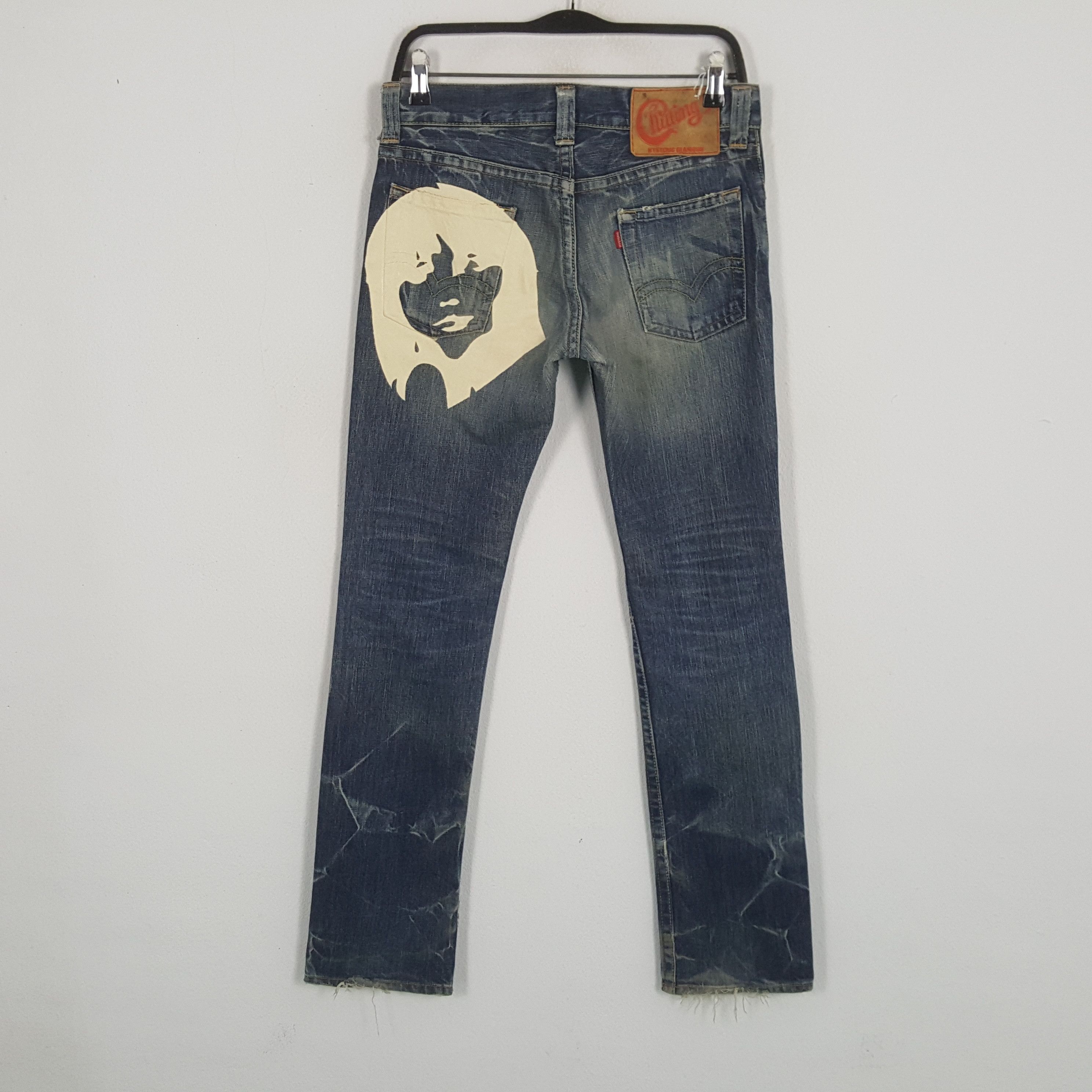 Hysteric Glamour × Japanese Brand × Vintage HYSTERIC GLAMOUR Japanese Brand Streetwear Custom Art Jeans Size 30" / US 8 / IT 44 - 1 Thumbnail